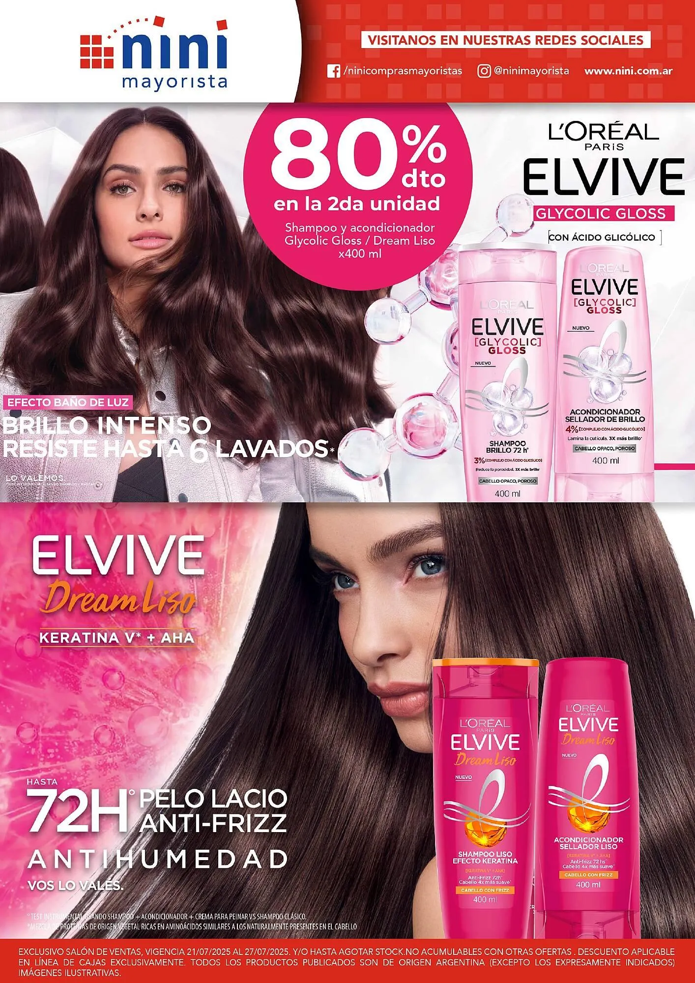 Ofertas de Catálogo Nini Mayorista 21 de julio al 27 de julio 2025 - Página 1 del catálogo