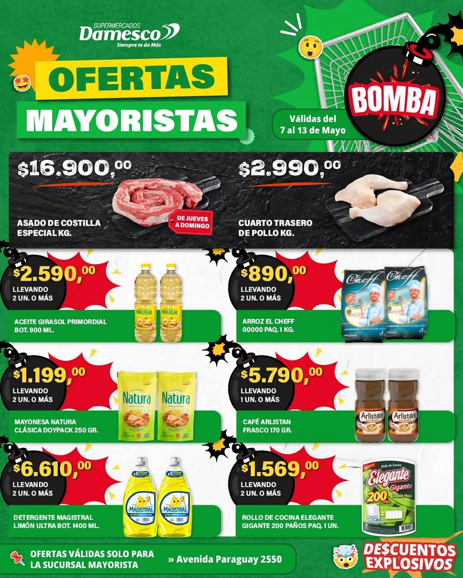 Ofertas de Catálogo Supermercados Damesco 7 de mayo al 13 de mayo 2026 - Página 1 del catálogo