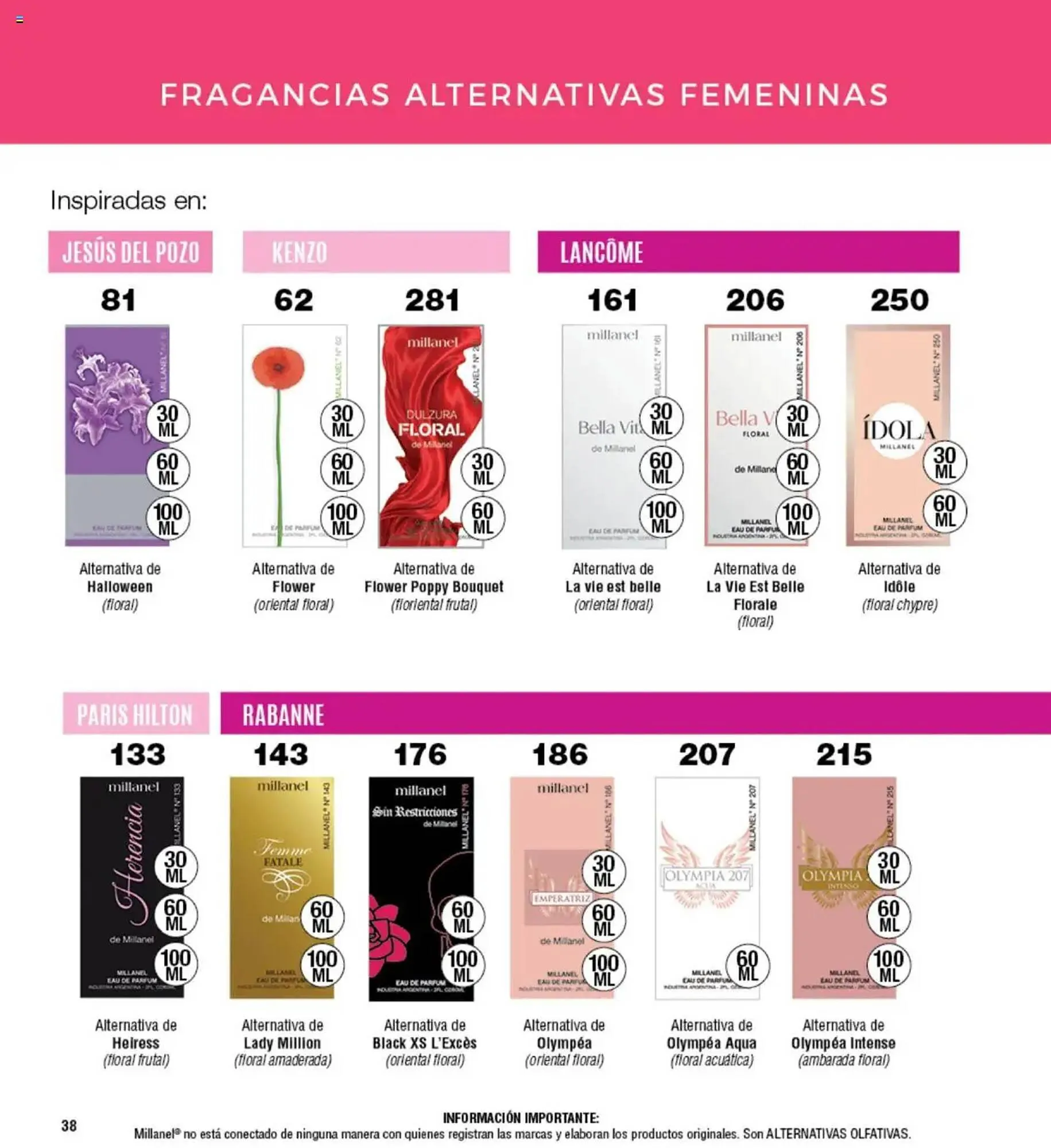 Ofertas de Catálogo Millanel Cosmética 26 de mayo al 23 de junio 2025 - Página 38 del catálogo