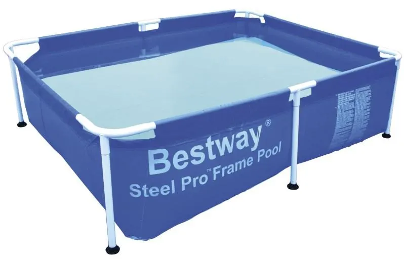 Pileta Estructural Rectangular De Lona De 1000 Litros Steel Pro - BESTWAY