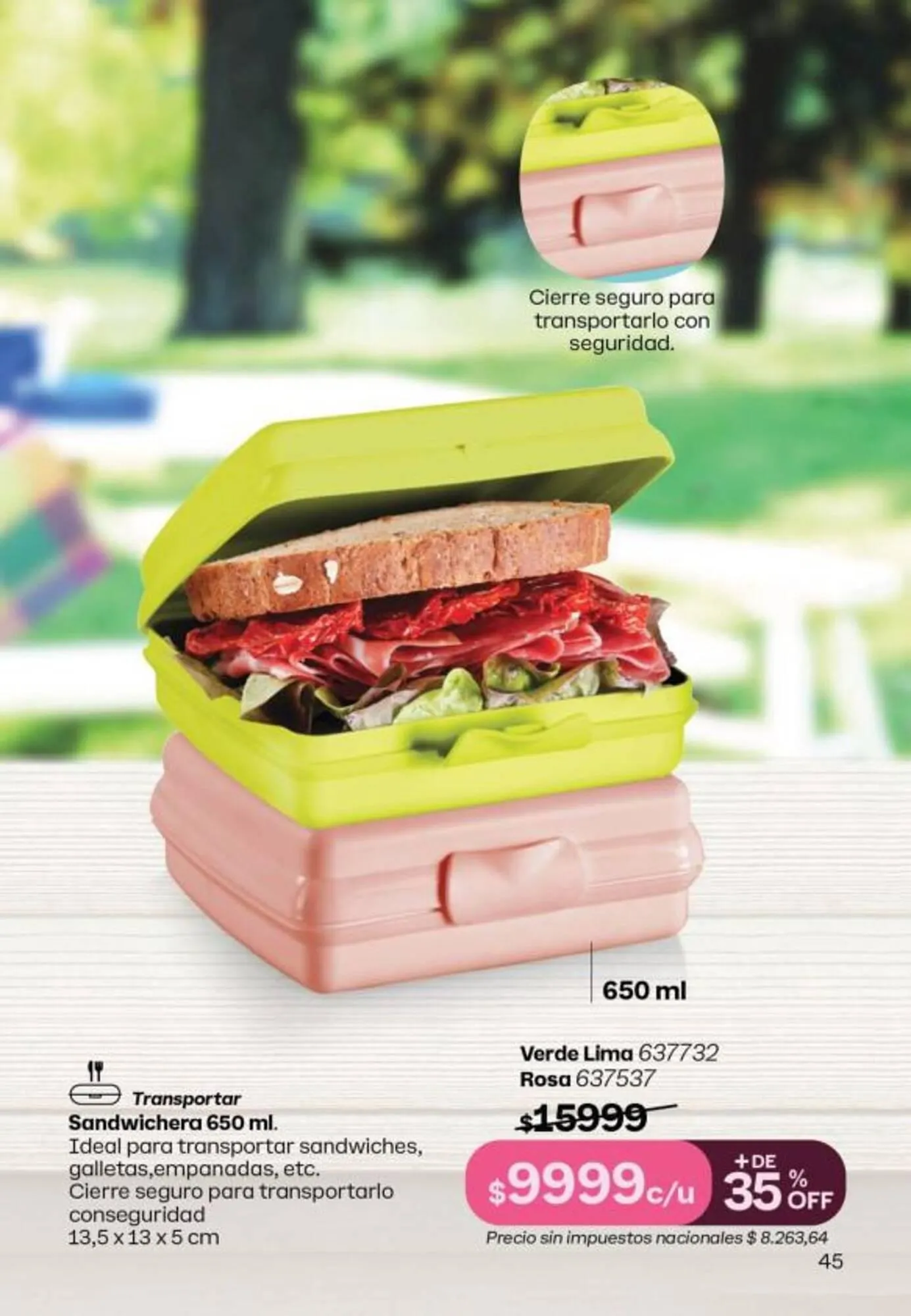 Ofertas de Folleto Tupperware 1 de octubre al 31 de octubre 2025 - Página 46 del catálogo