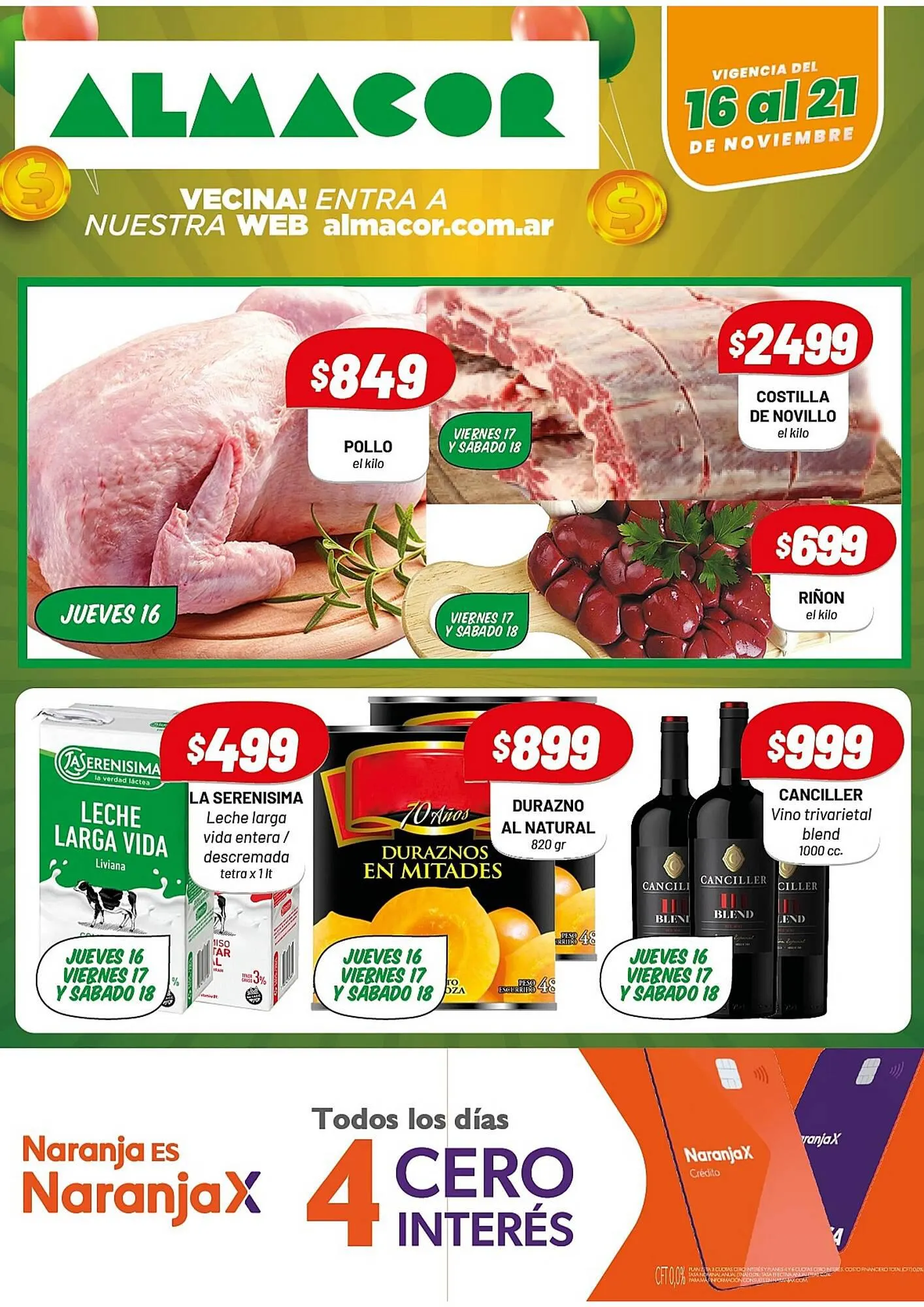 Ofertas de Catálogo Almacor 16 de noviembre al 21 de noviembre 2023 - Página 1 del catálogo