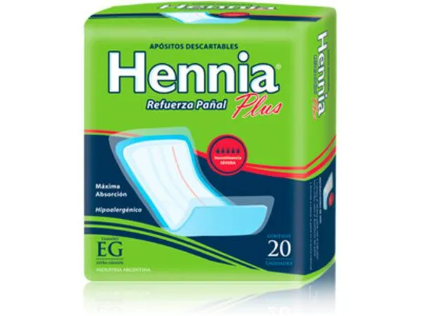 Refuerza Pañal Hennia Aposito Unisex Megapack