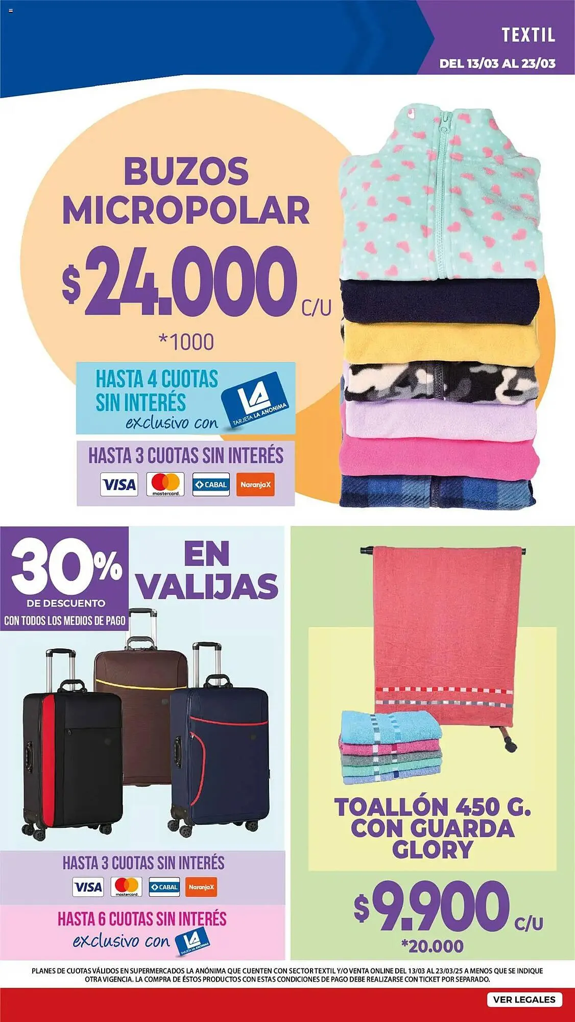 Ofertas de Catálogo La Anonima 13 de marzo al 23 de marzo 2025 - Página 35 del catálogo