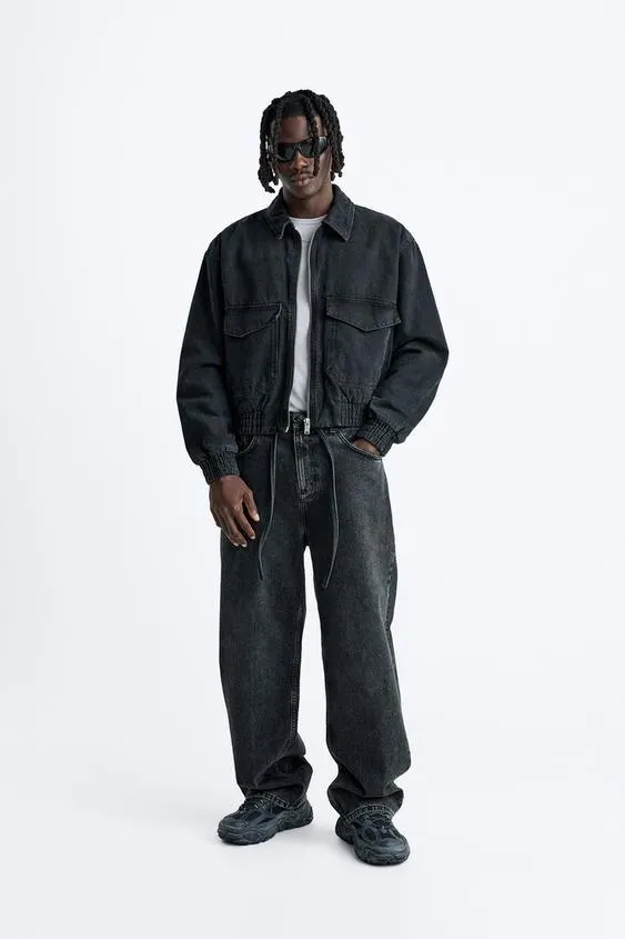 CAZADORA DENIM ACOLCHADA
