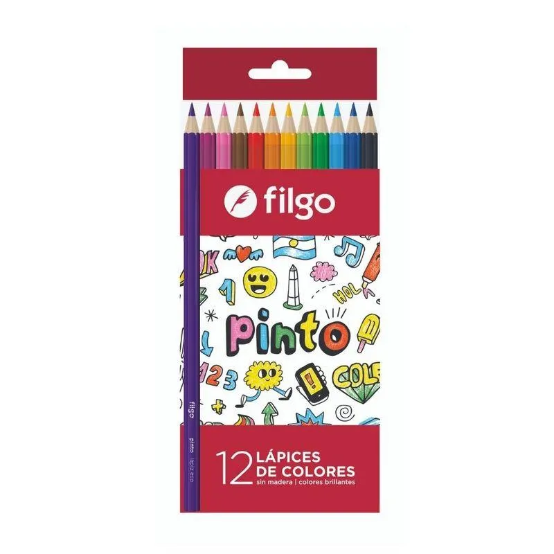 Lápices colores de resina PINTO / surtido