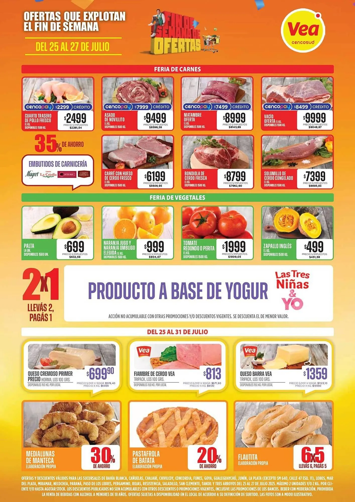 Ofertas de Catálogo Supermercados Vea 25 de julio al 27 de julio 2025 - Página 2 del catálogo