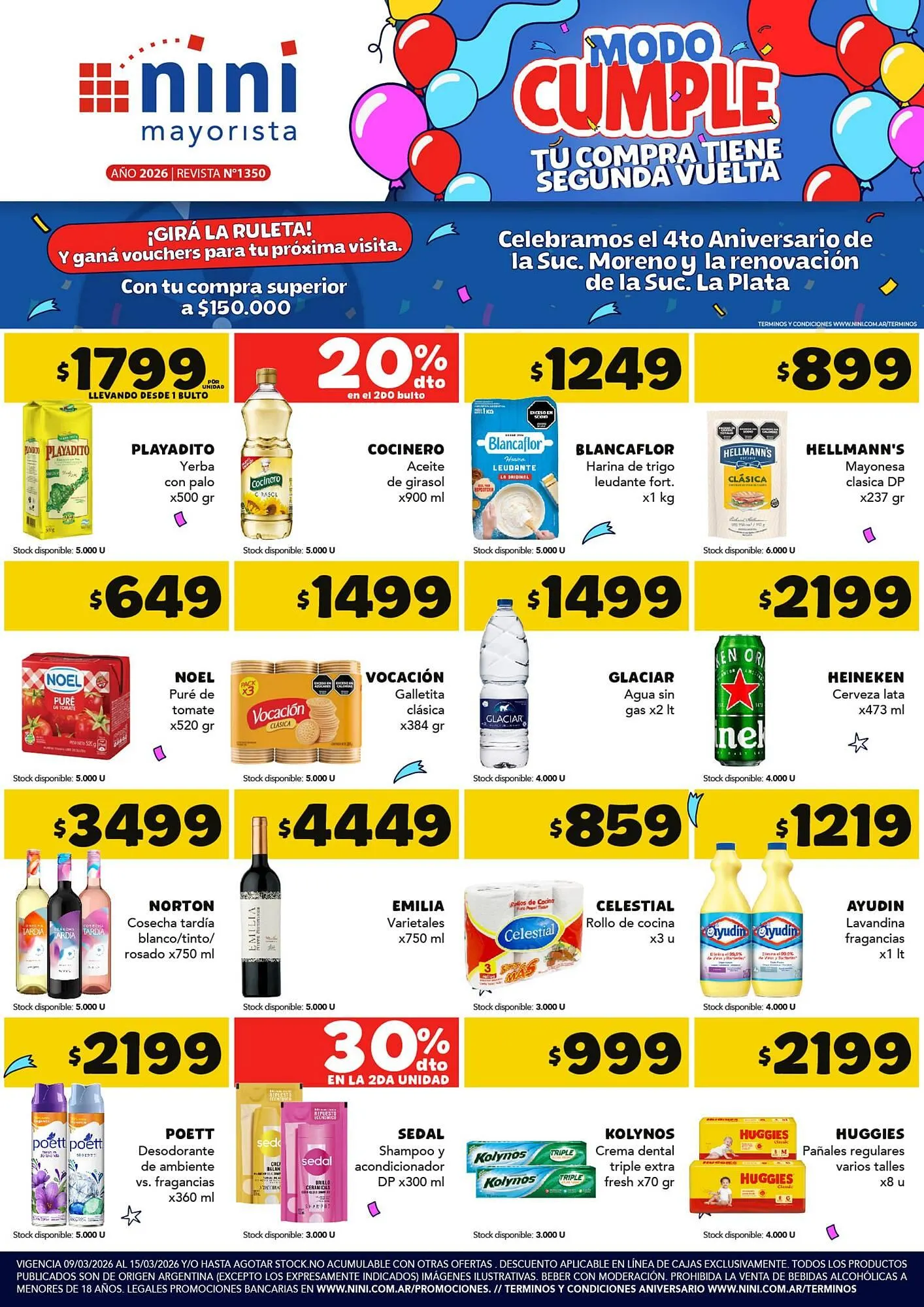 Ofertas de Catálogo Nini Mayorista 9 de marzo al 15 de marzo 2026 - Página 1 del catálogo