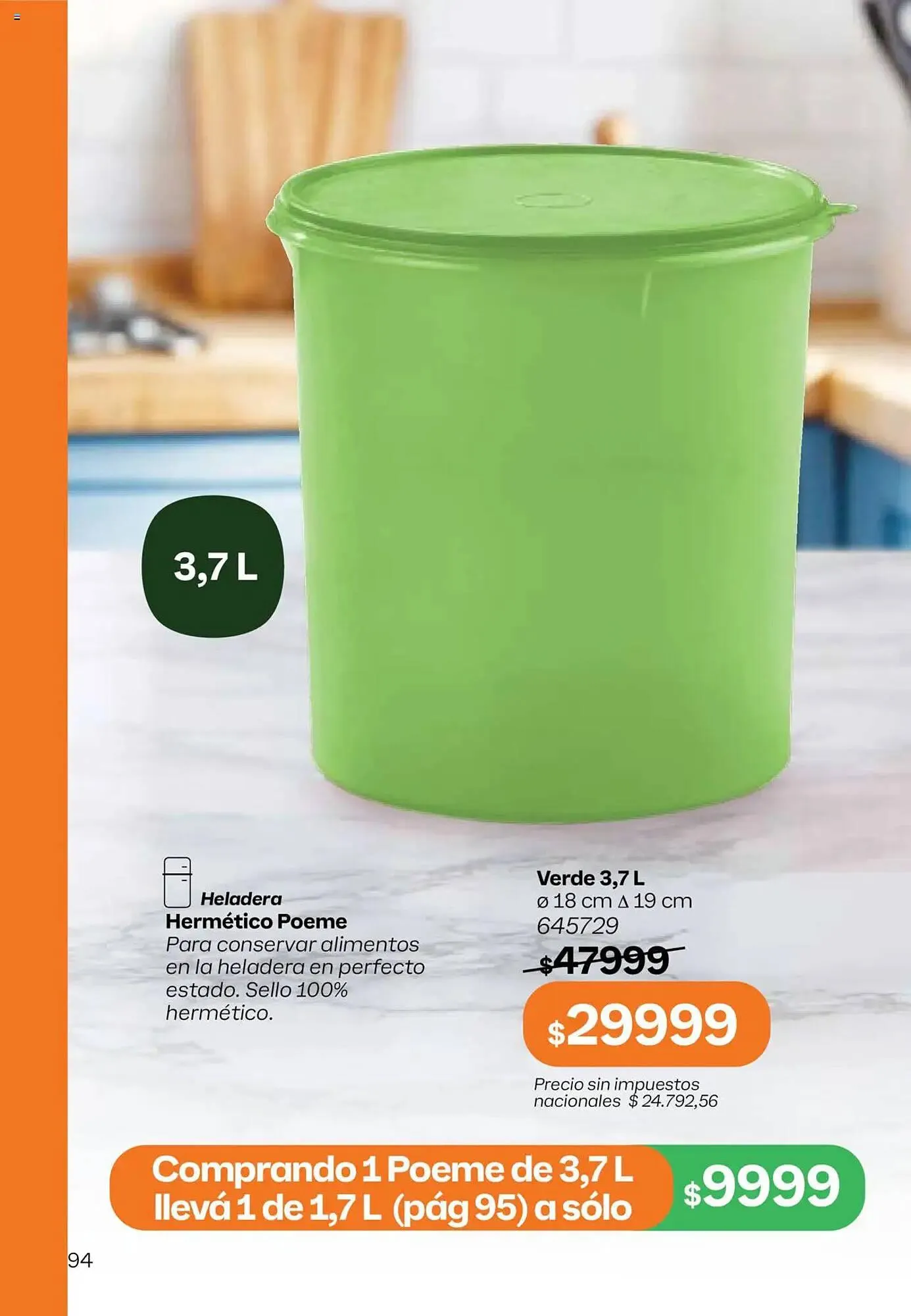 Ofertas de Folleto Tupperware 8 de septiembre al 22 de septiembre 2025 - Página 95 del catálogo