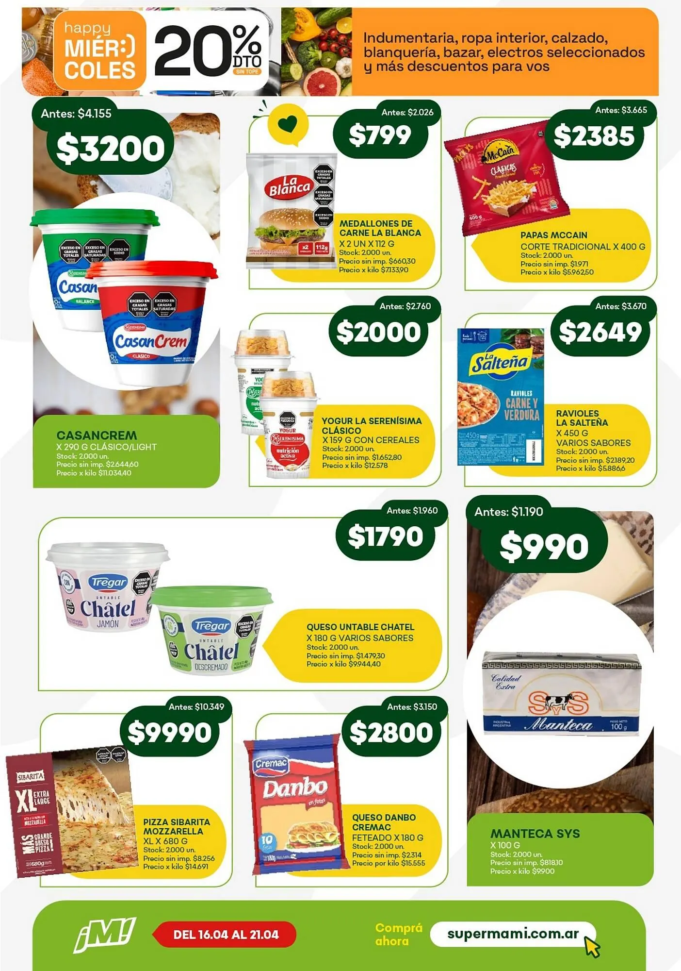 Ofertas de Catálogo Super MAMI 15 de abril al 21 de abril 2026 - Página 14 del catálogo