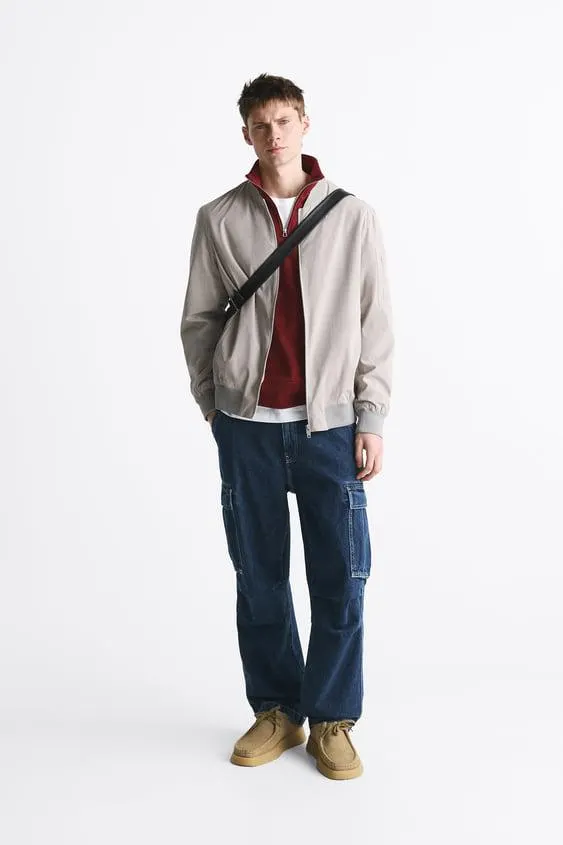 CAZADORA BOMBER TÉCNICA