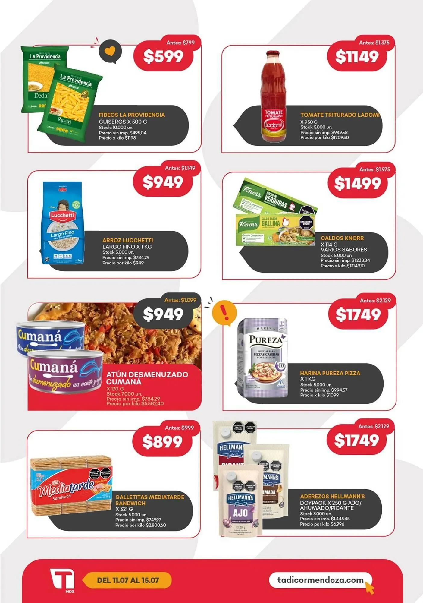 Ofertas de Catálogo Supermercados Tadicor 11 de julio al 15 de julio 2025 - Página 2 del catálogo
