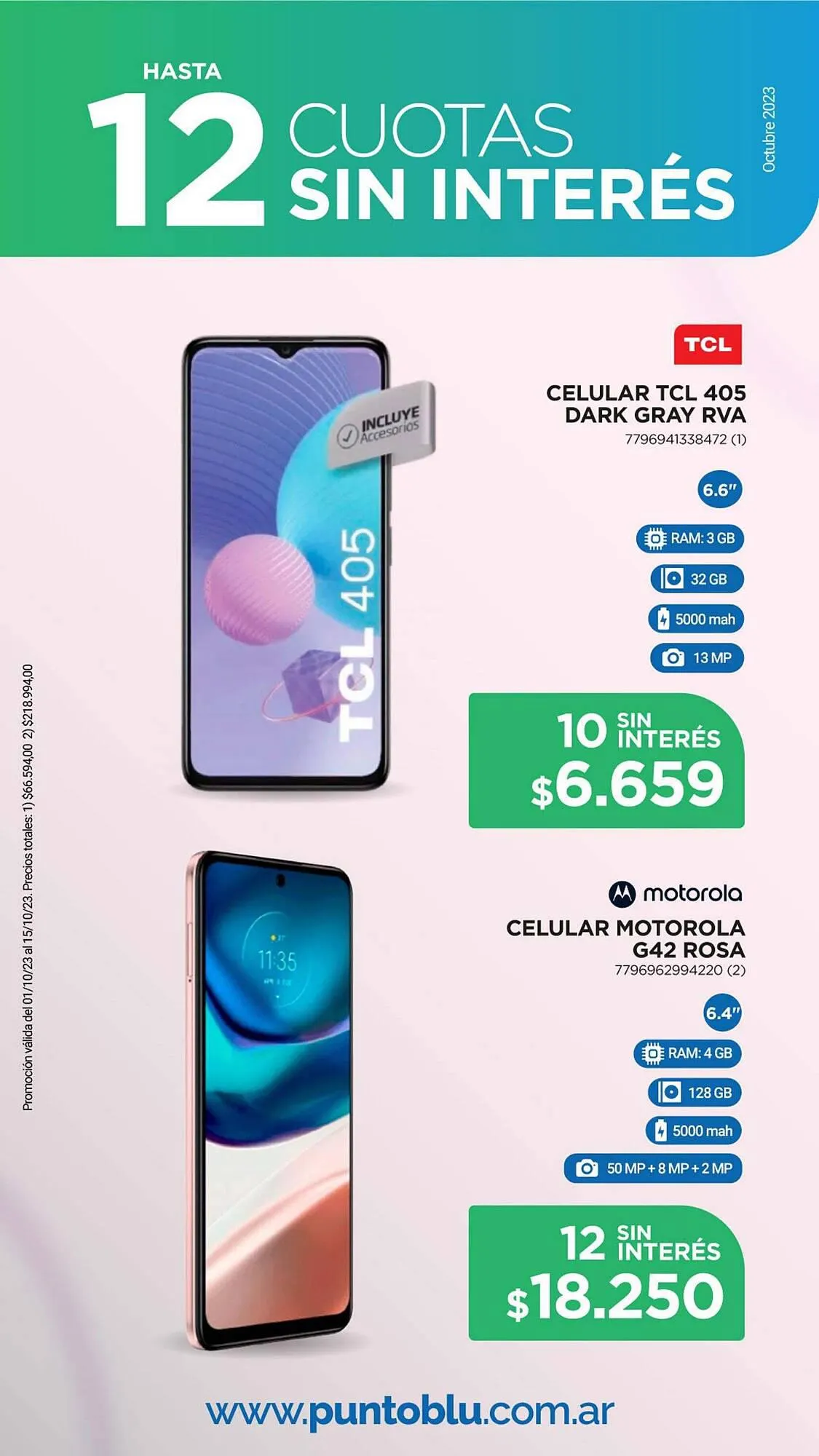 Ofertas de Catálogo Punto Blu 2 de octubre al 15 de octubre 2023 - Página 14 del catálogo