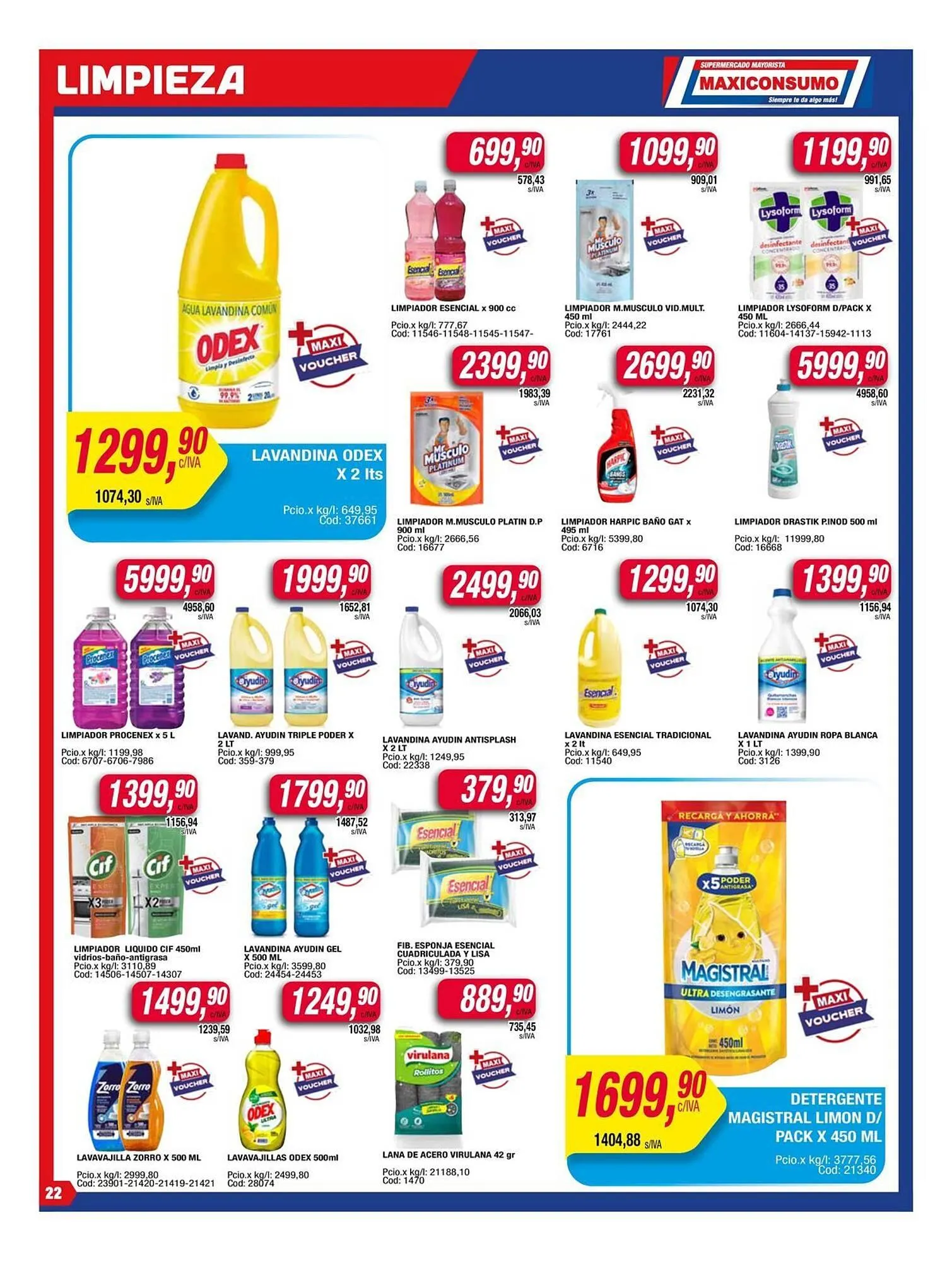 Ofertas de Catálogo Maxiconsumo 4 de agosto al 10 de agosto 2025 - Página 22 del catálogo