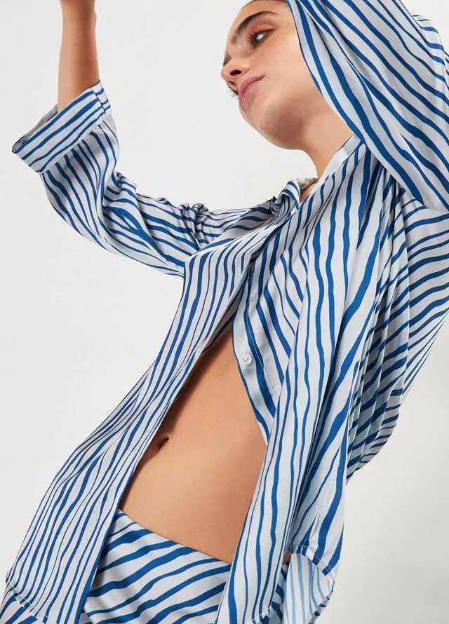 CAMISA AJENJO (Azul)