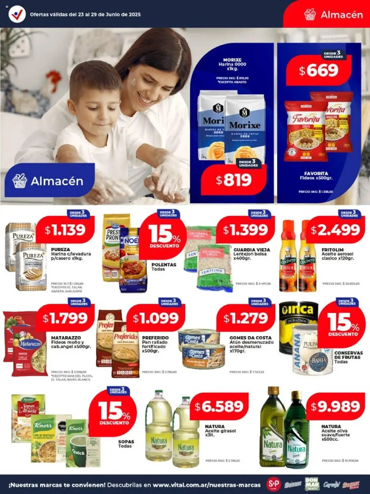 Ofertas de Catálogo Supermayorista Vital 23 de junio al 29 de junio 2025 - Página 13 del catálogo