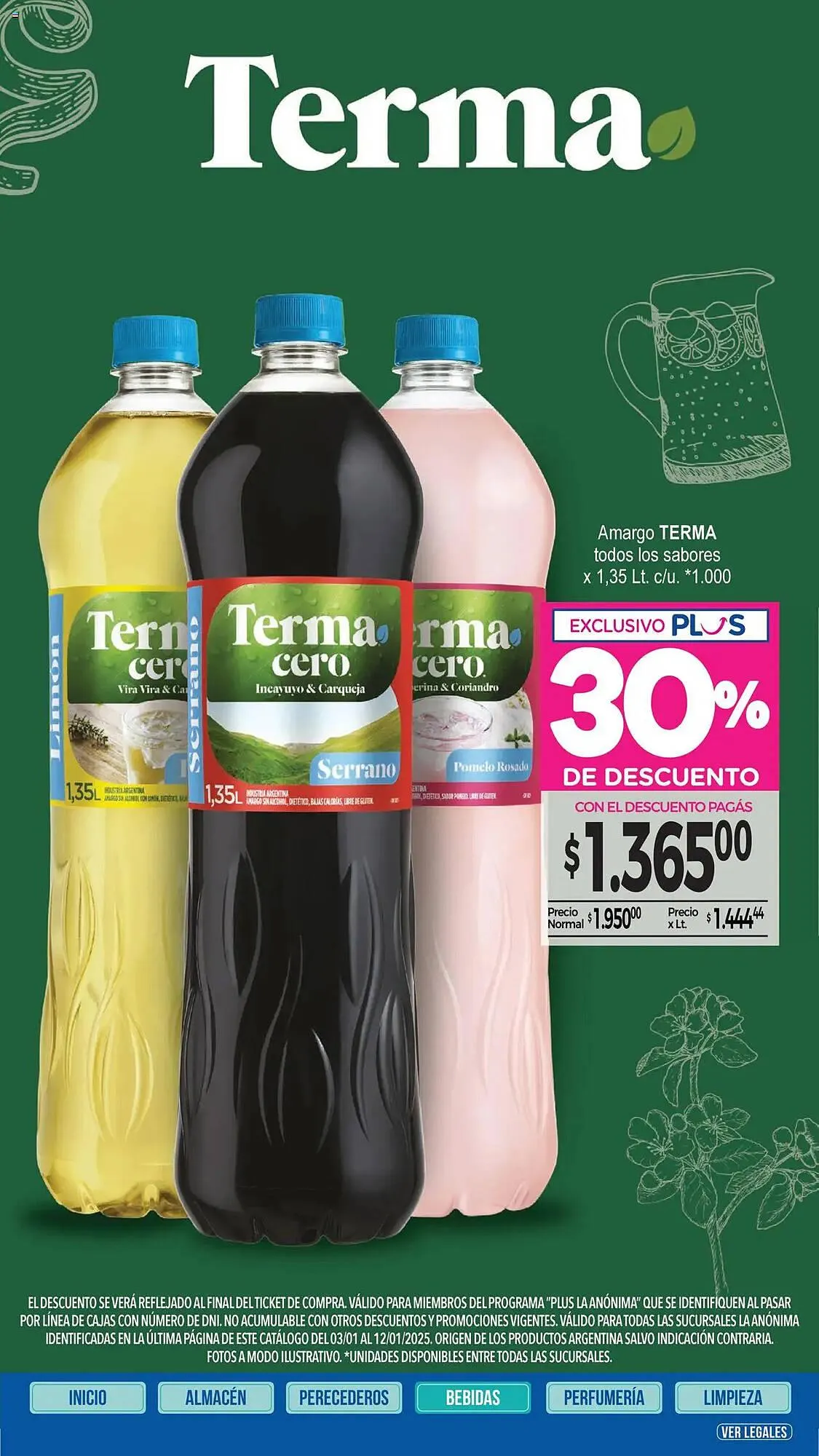 Ofertas de Catálogo La Anonima 3 de enero al 12 de enero 2025 - Página 35 del catálogo