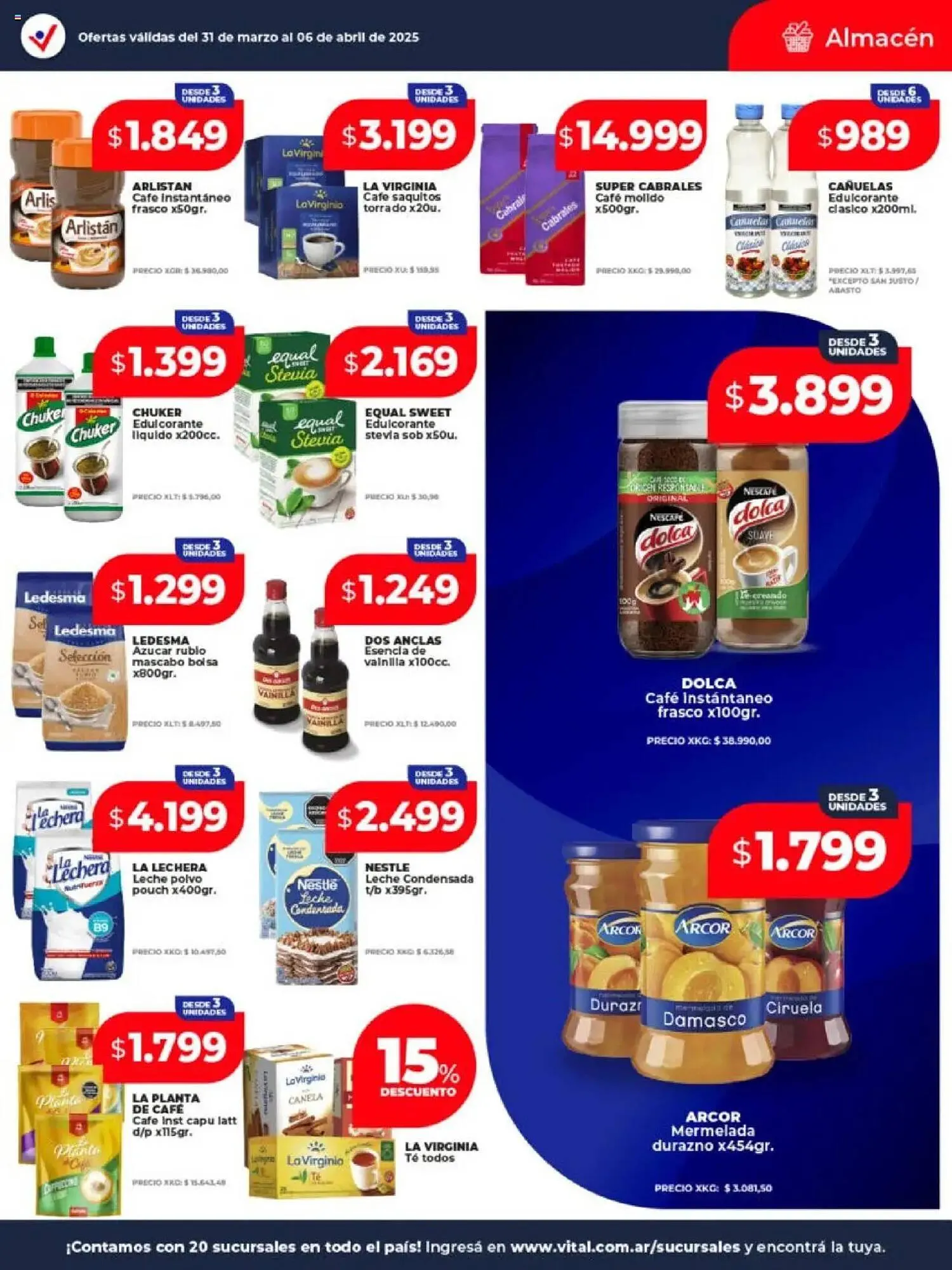 Ofertas de Catálogo Supermayorista Vital 31 de marzo al 6 de abril 2025 - Página 18 del catálogo
