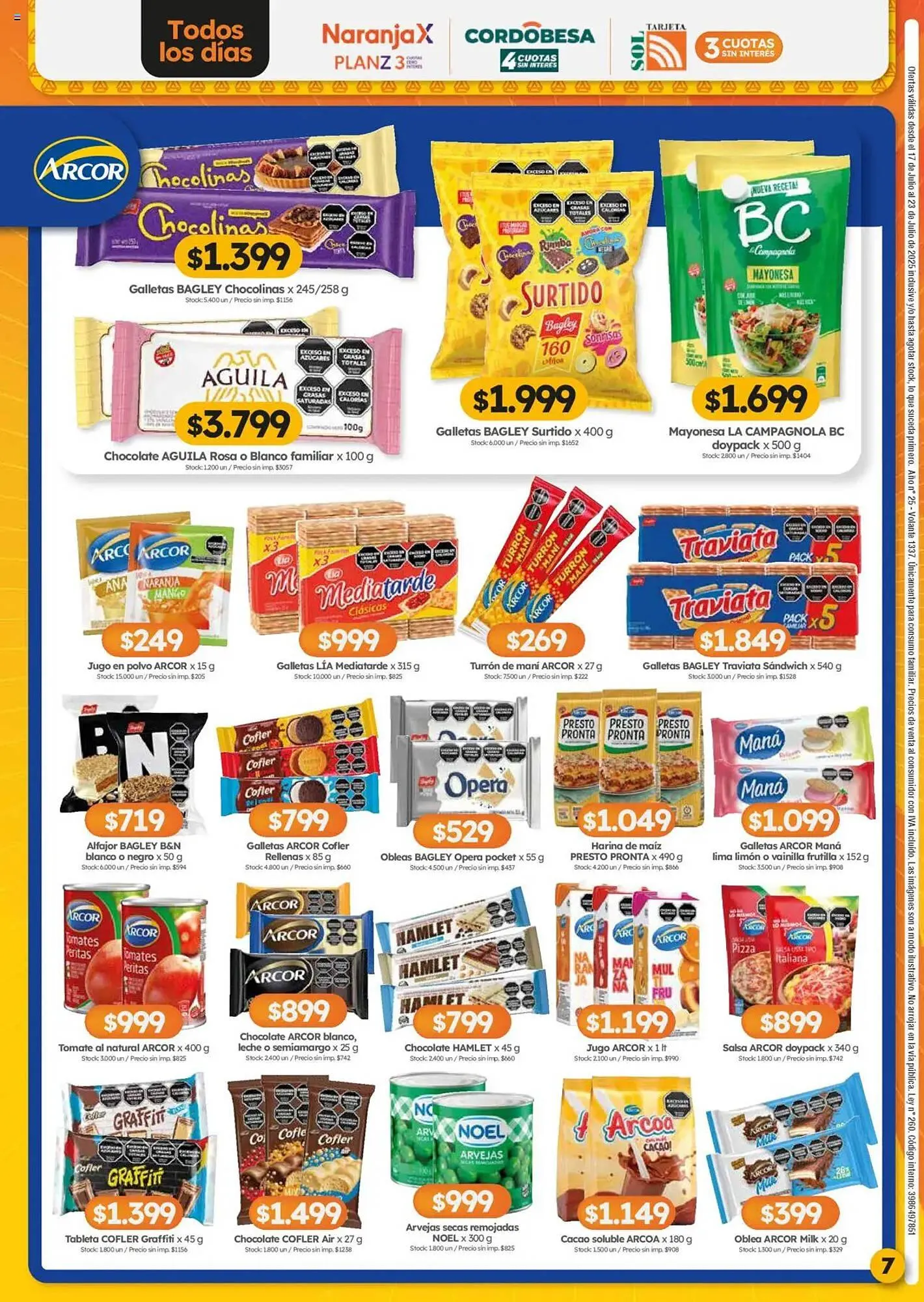 Ofertas de Catálogo Cordiez 17 de julio al 23 de julio 2025 - Página 7 del catálogo