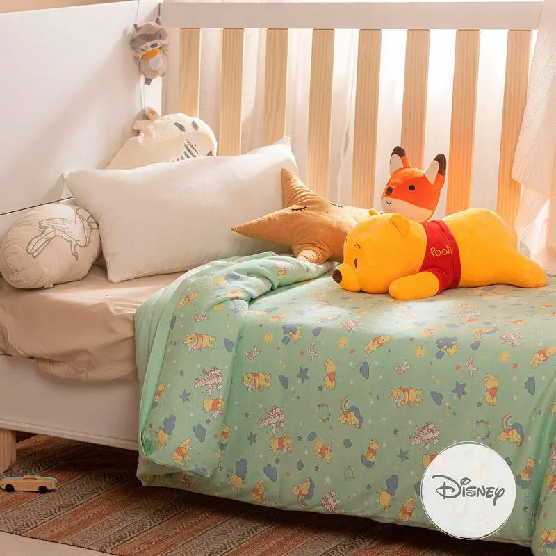 Acolchado Cuna Funcional Alegre Winnie Pooh