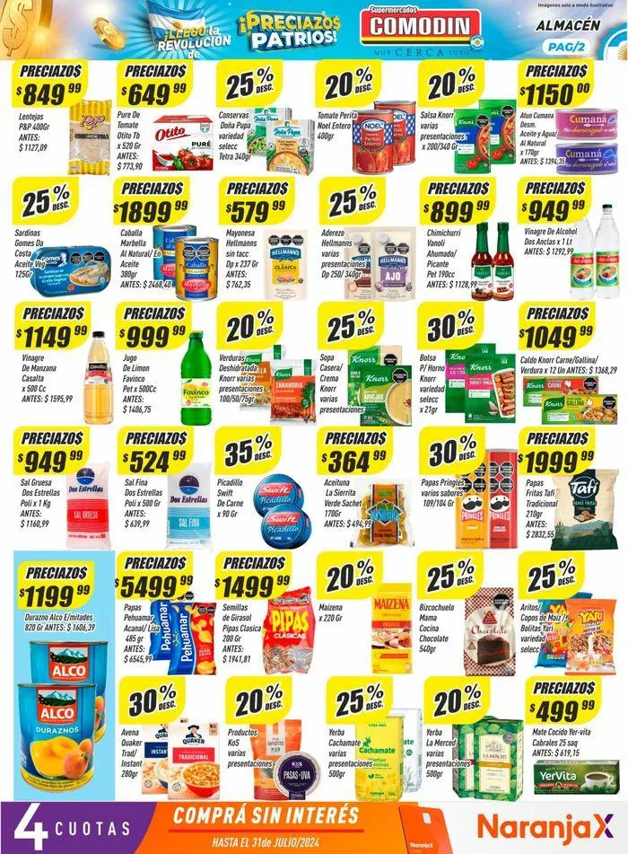 Ofertas de Catálogo Supermercados Comodin Jujuy y Salta 26 de junio al 30 de junio 2024 - Página 2 del catálogo