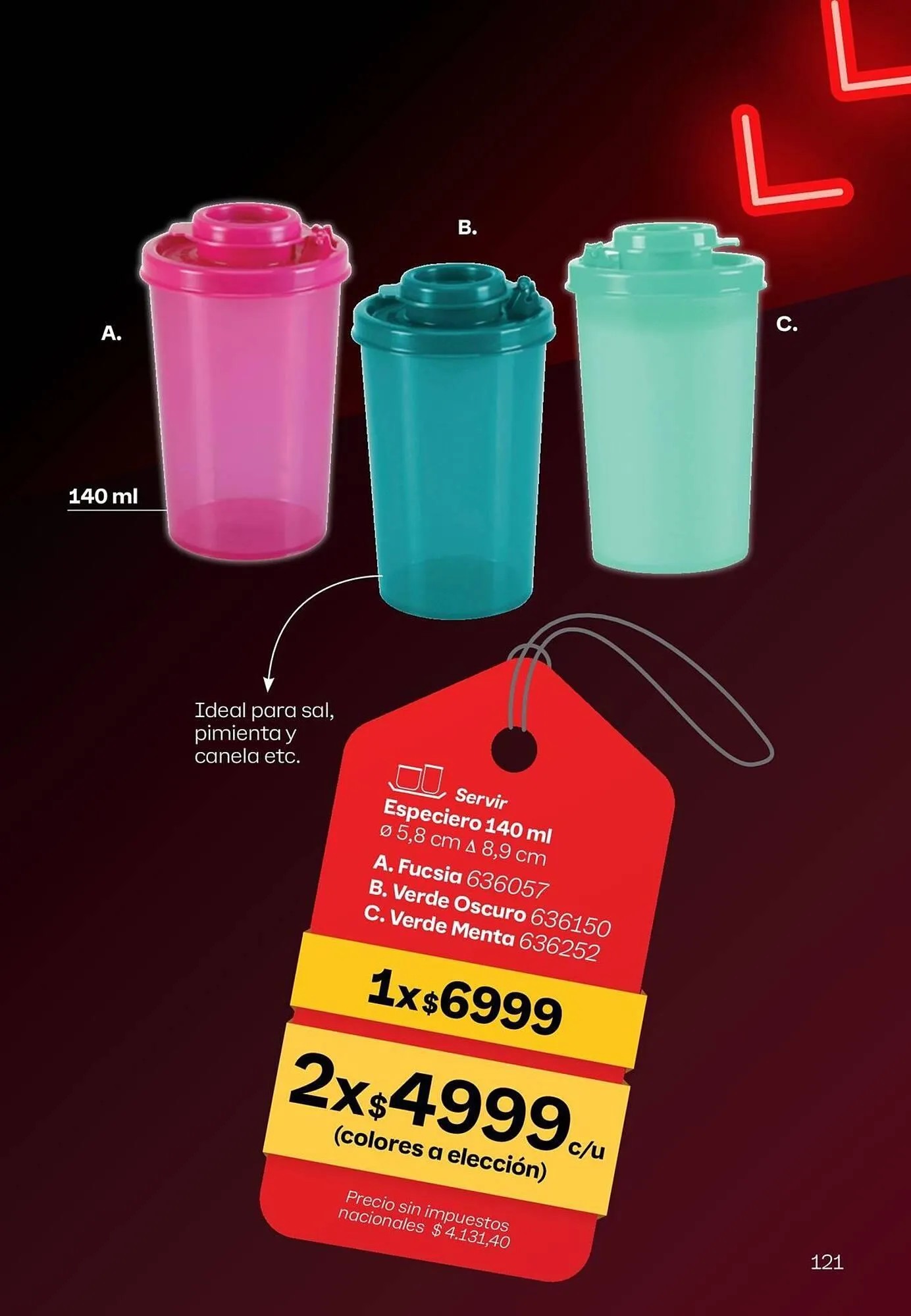 Ofertas de Folleto Tupperware 2 de diciembre al 6 de diciembre 2025 - Página 122 del catálogo