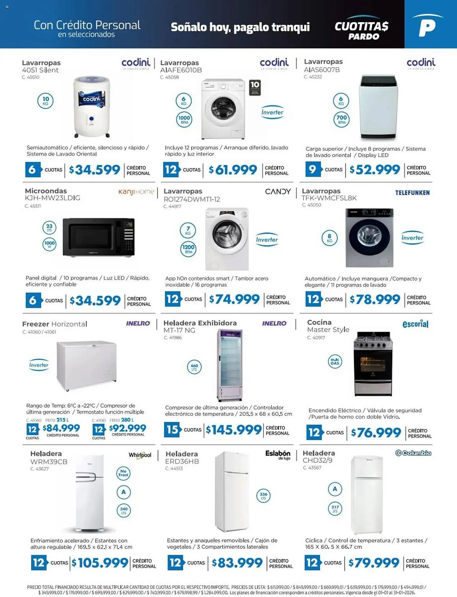 Ofertas de Catálogo Pardo Hogar 6 de enero al 1 de febrero 2026 - Página 15 del catálogo