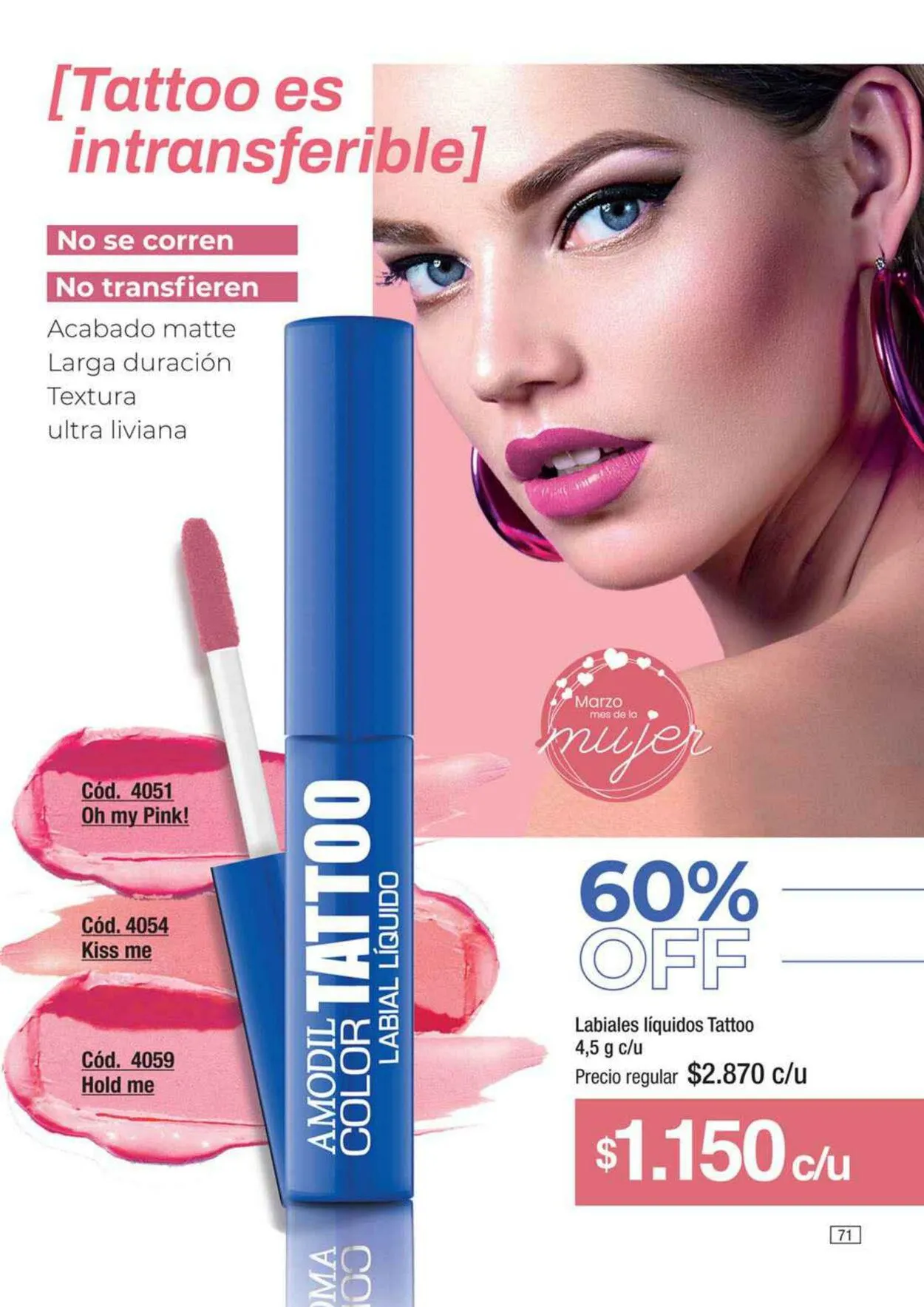 Ofertas de Amodil 2 de noviembre al 30 de noviembre 2023 - Página 71 del catálogo