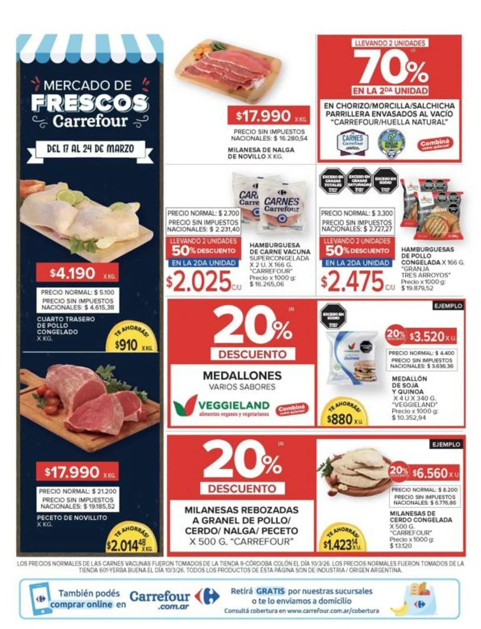Ofertas de Folleto Carrefour Market 17 de marzo al 25 de marzo 2026 - Página 4 del catálogo