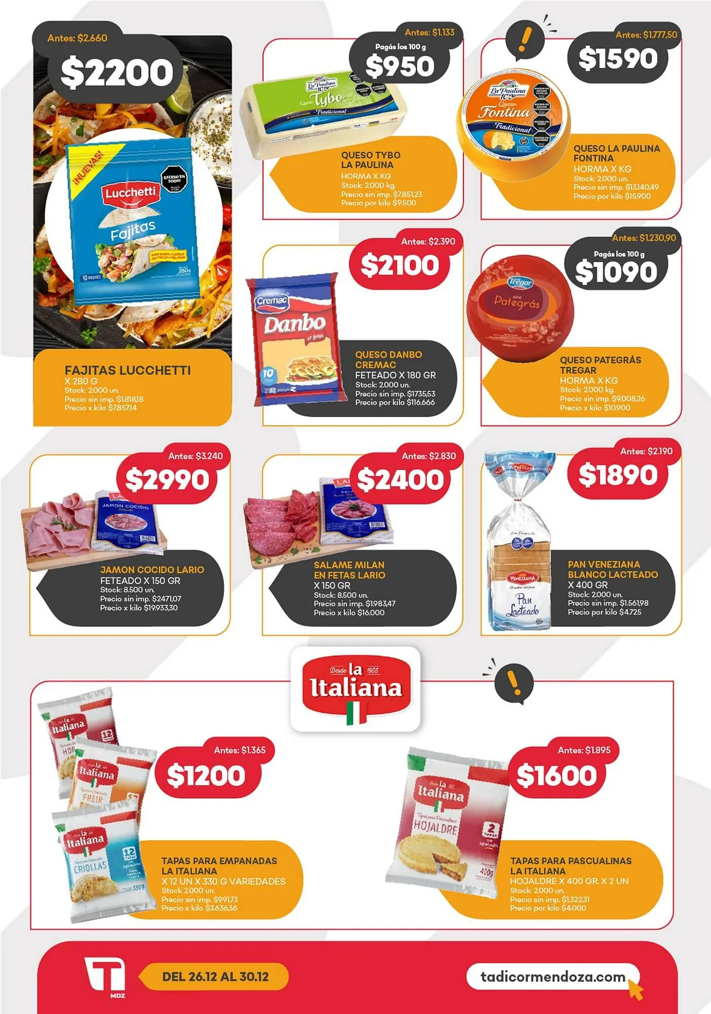 Ofertas de Catálogo Supermercados Tadicor 26 de diciembre al 30 de diciembre 2025 - Página 5 del catálogo