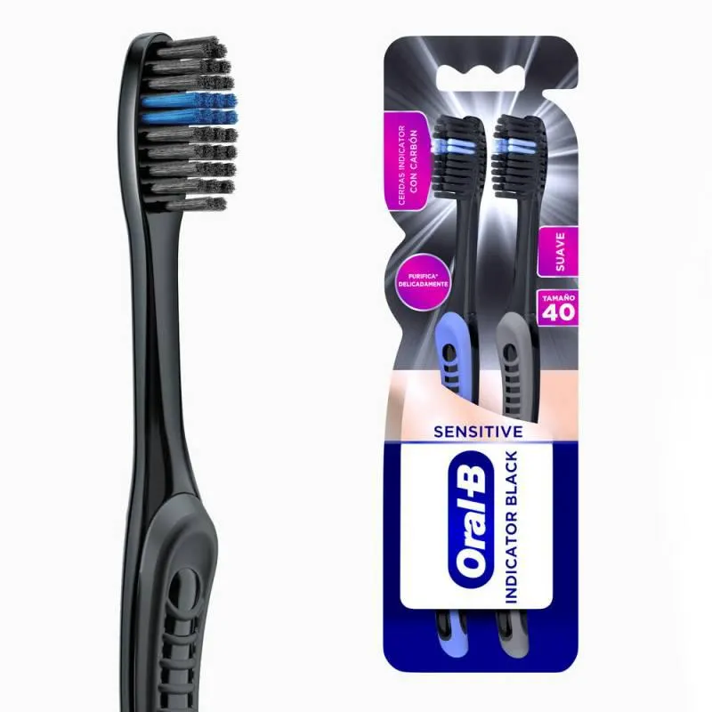 Cepillo Dental Carbón Extra Soft Oral-B x 2 Un.
