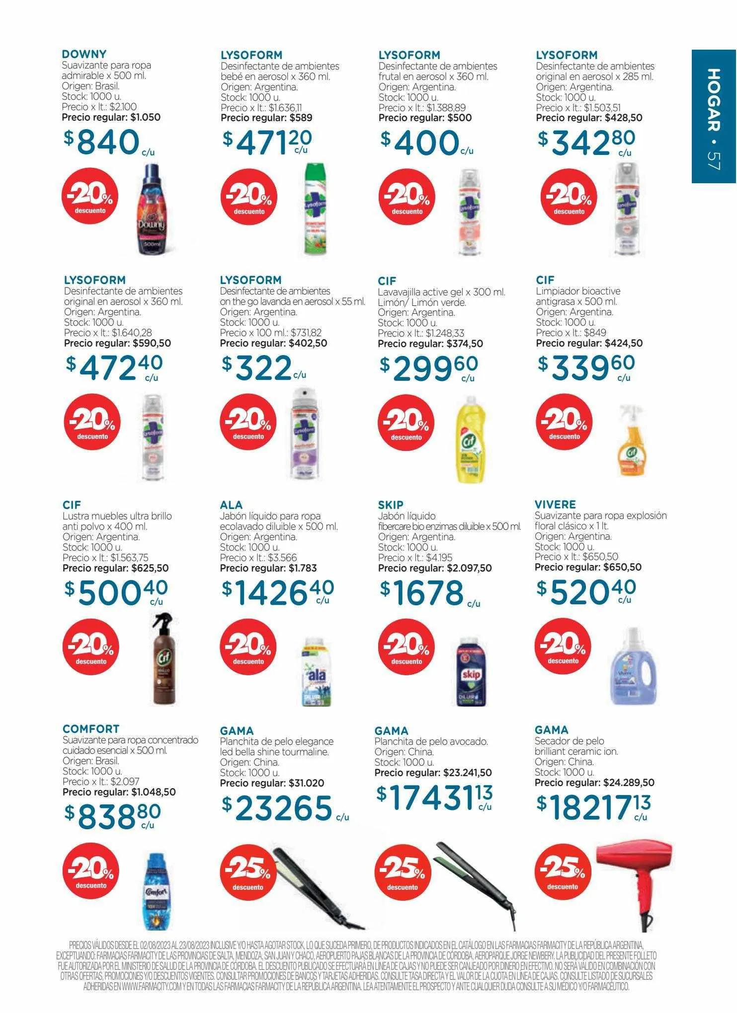 Ofertas de Catálogo Farmacity 1 de junio al 30 de septiembre 2023 - Página 57 del catálogo