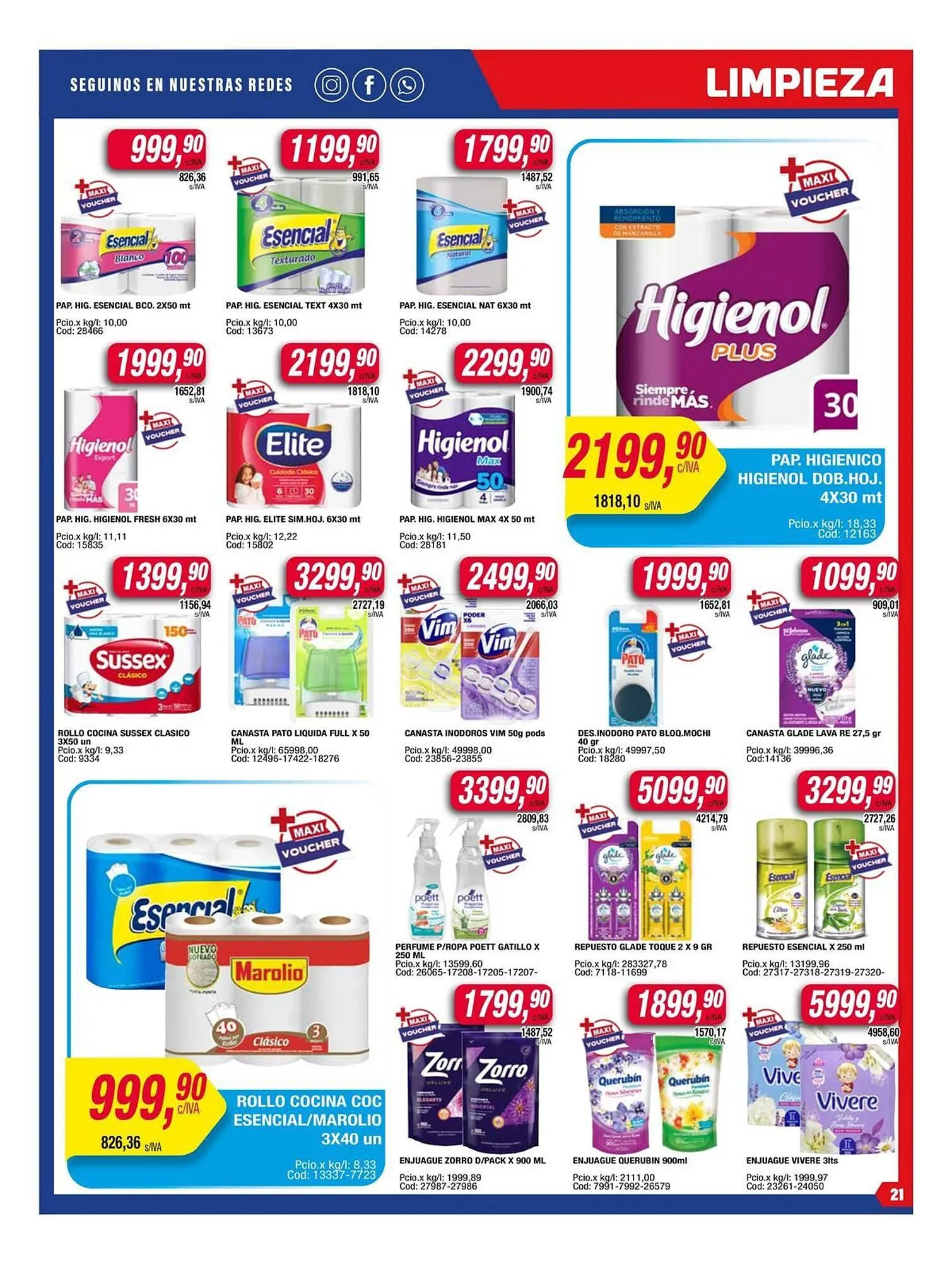 Ofertas de Catálogo Maxiconsumo 18 de agosto al 24 de agosto 2025 - Página 21 del catálogo