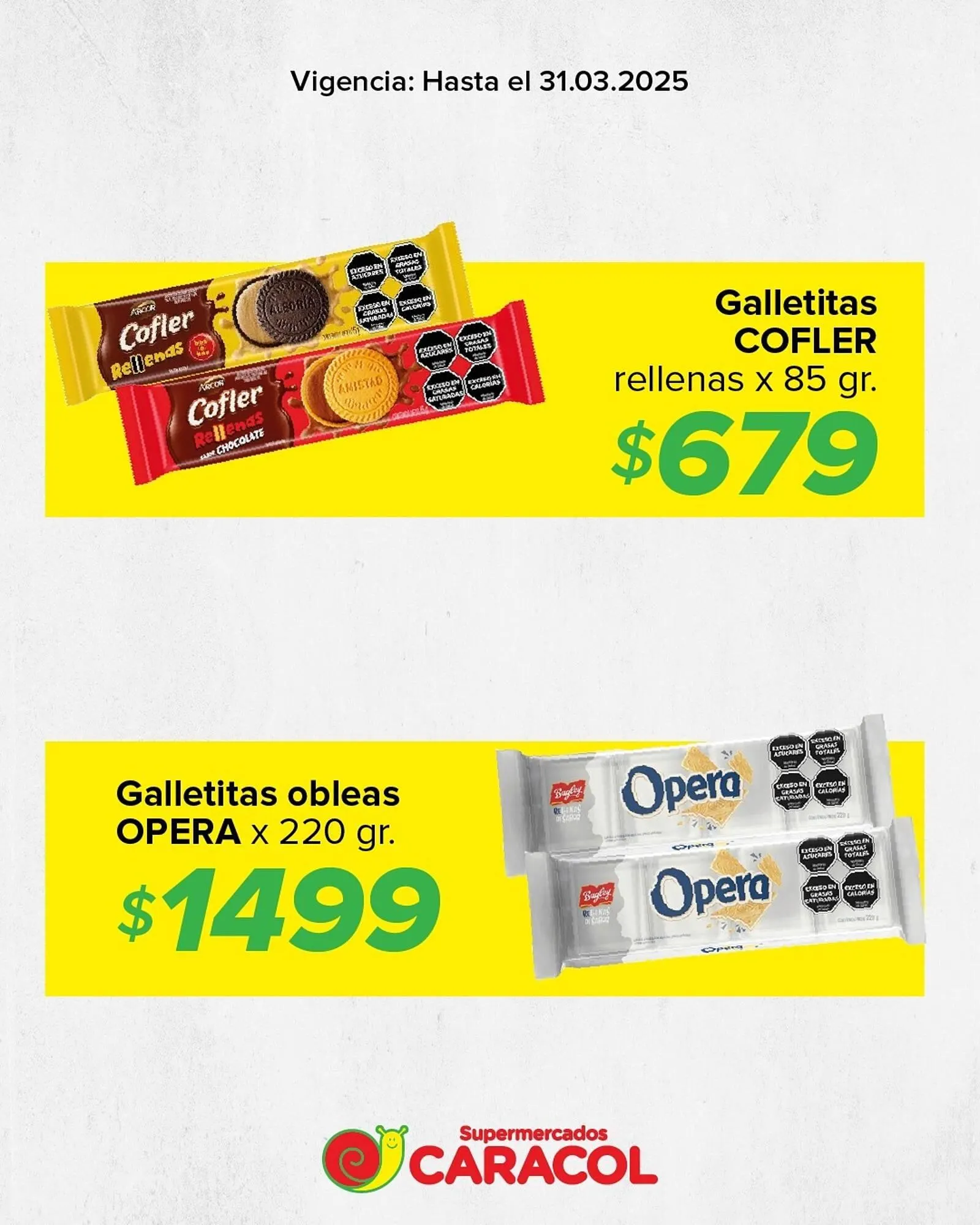 Ofertas de Catálogo Supermercados Caracol 20 de marzo al 31 de marzo 2025 - Página 5 del catálogo