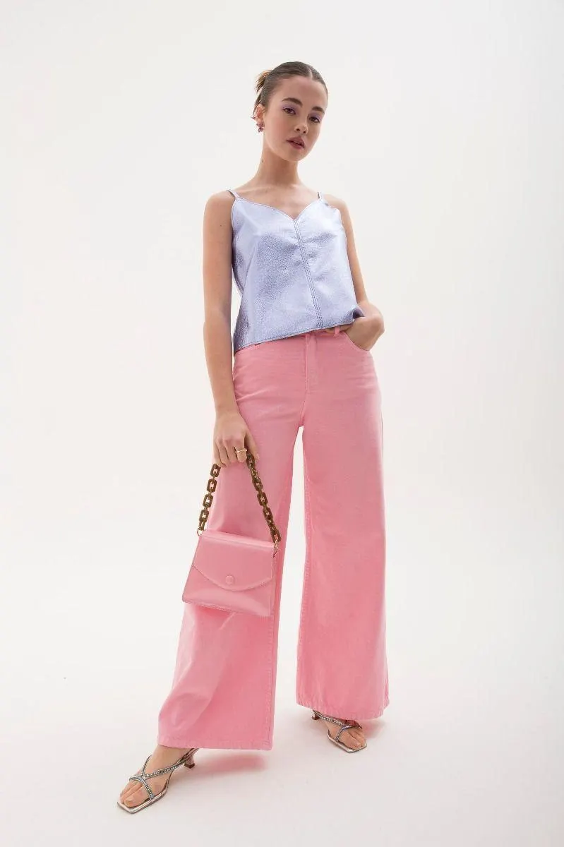 TOP AIMEE METALIZADO