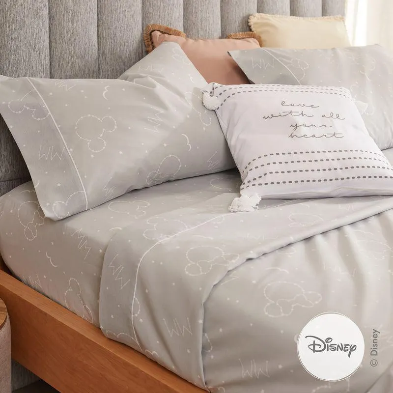 Juego de Sábanas Queen Size Constelaciones Mickey