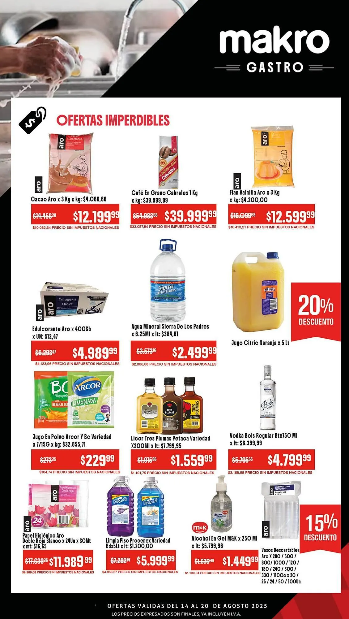 Ofertas de Catálogo Makro 14 de agosto al 20 de agosto 2025 - Página 4 del catálogo