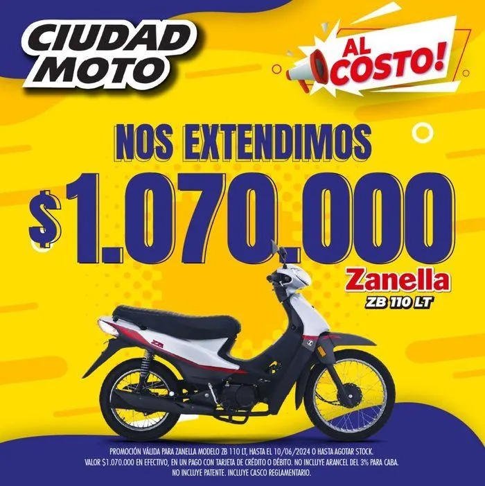 Ofertas de Ofertas Ciudad Moto 7 de junio al 10 de junio 2024 - Página 7 del catálogo