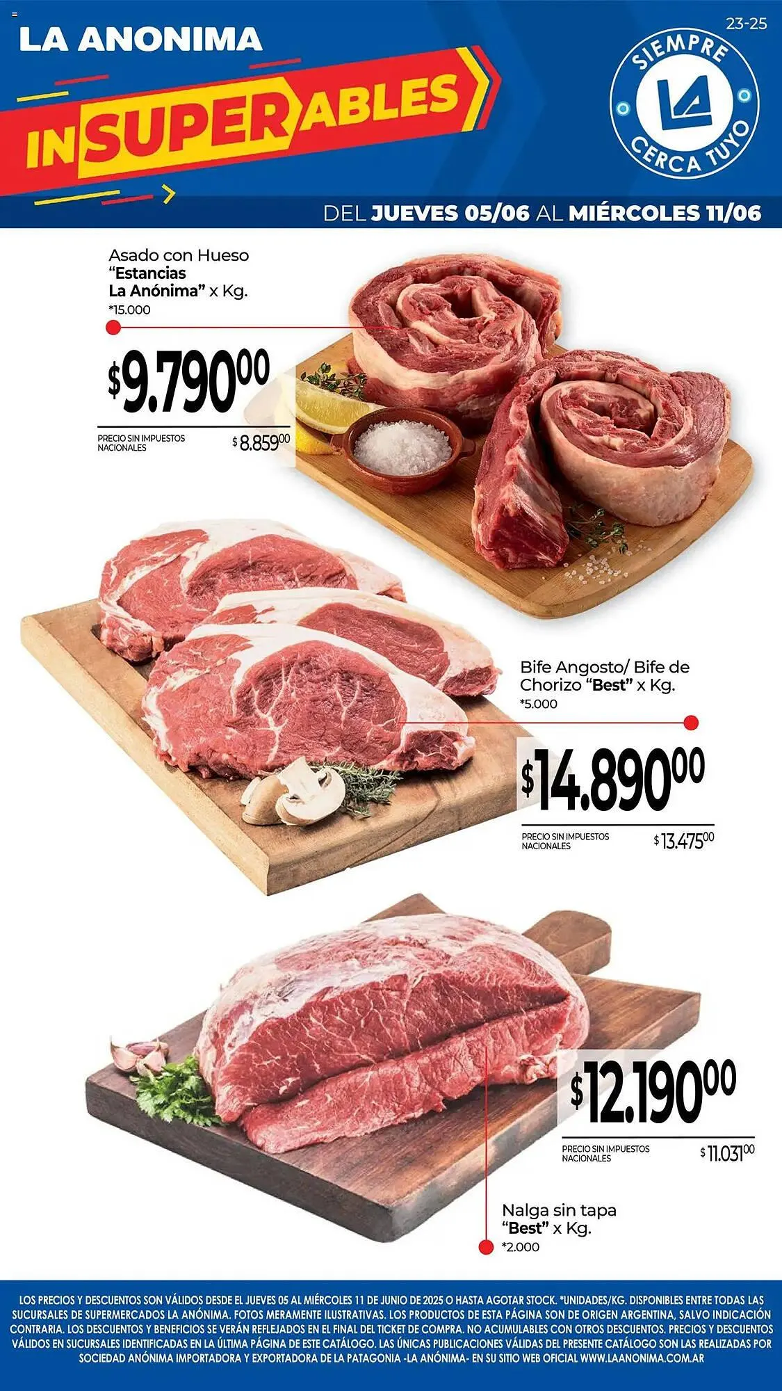 Ofertas de Catálogo La Anonima 5 de junio al 12 de junio 2025 - Página 1 del catálogo