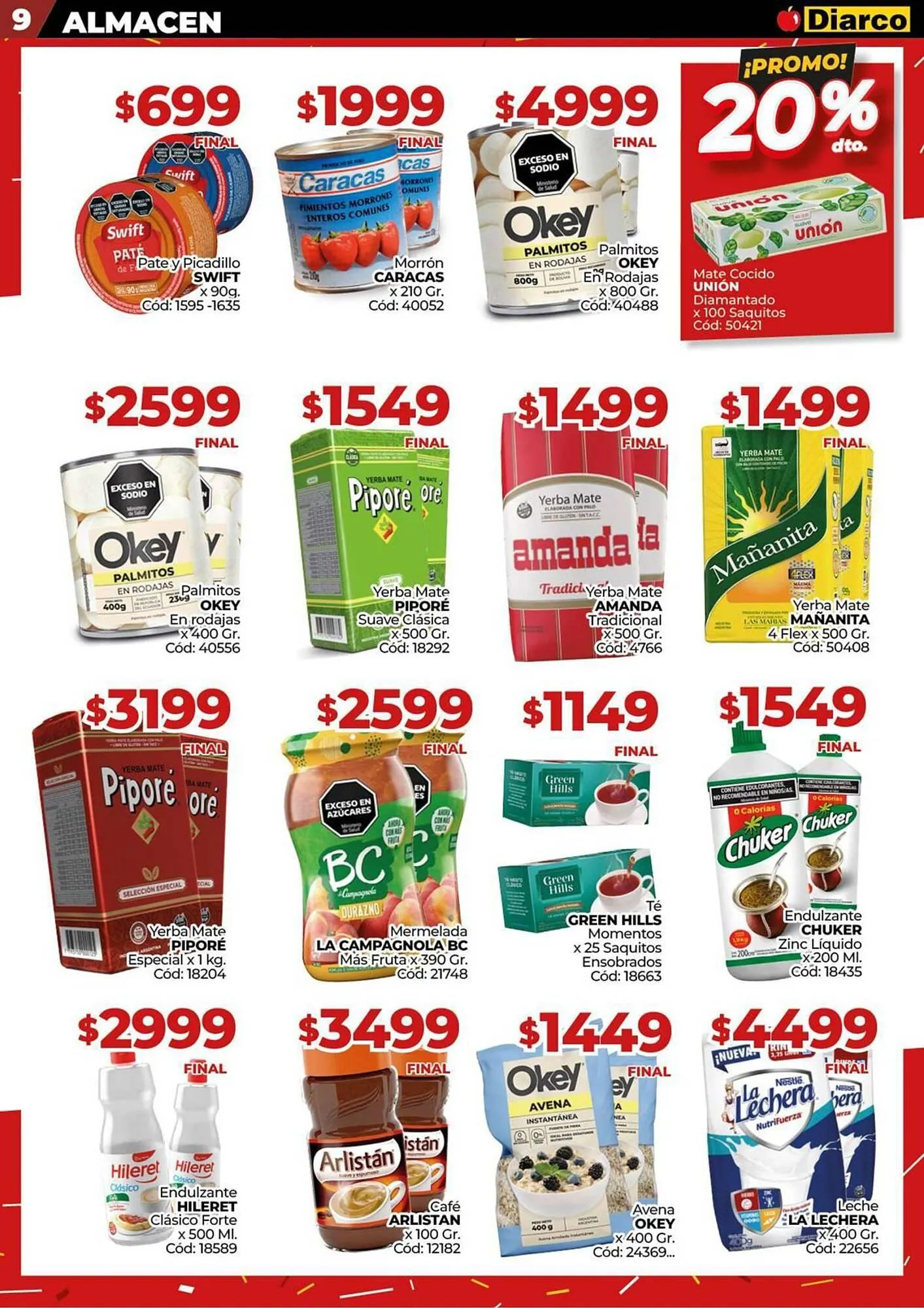 Ofertas de Catálogo Diarco 31 de marzo al 4 de abril 2025 - Página 11 del catálogo