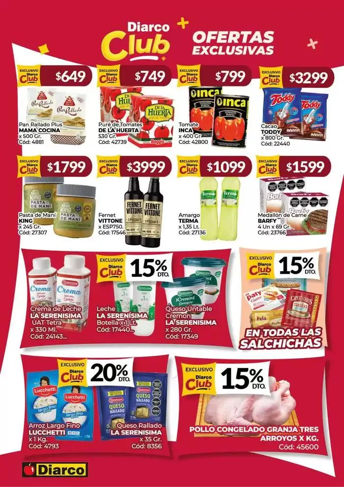 Ofertas de Diarco Ofertas Pueblo Interior 30 de septiembre al 4 de octubre 2024 - Página 7 del catálogo
