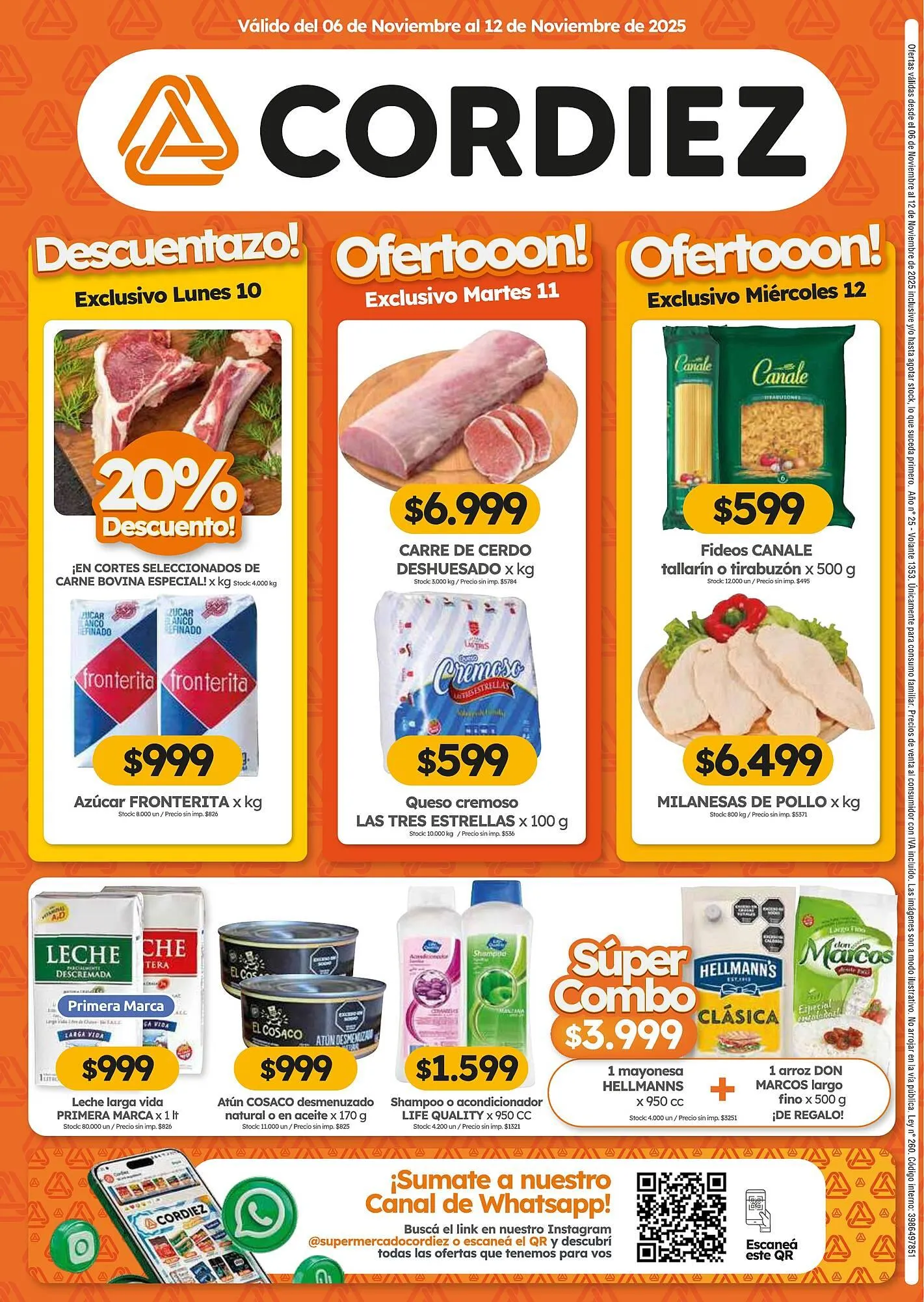 Ofertas de Folleto Cordiez 6 de noviembre al 12 de noviembre 2025 - Página 12 del catálogo