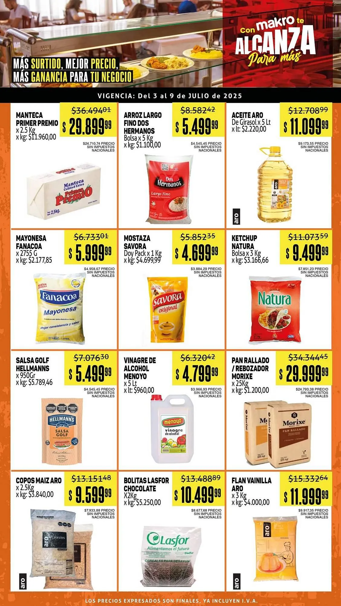 Ofertas de Catálogo Makro 3 de julio al 9 de julio 2025 - Página 2 del catálogo