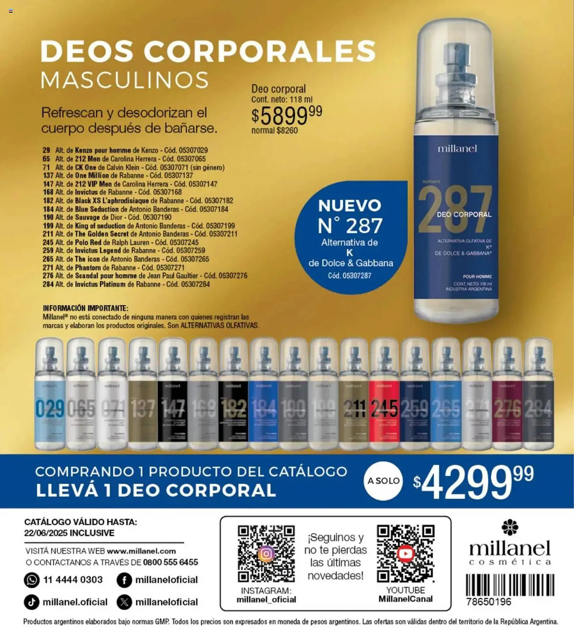 Ofertas de Catálogo Millanel Cosmética 26 de mayo al 23 de junio 2025 - Página 558 del catálogo