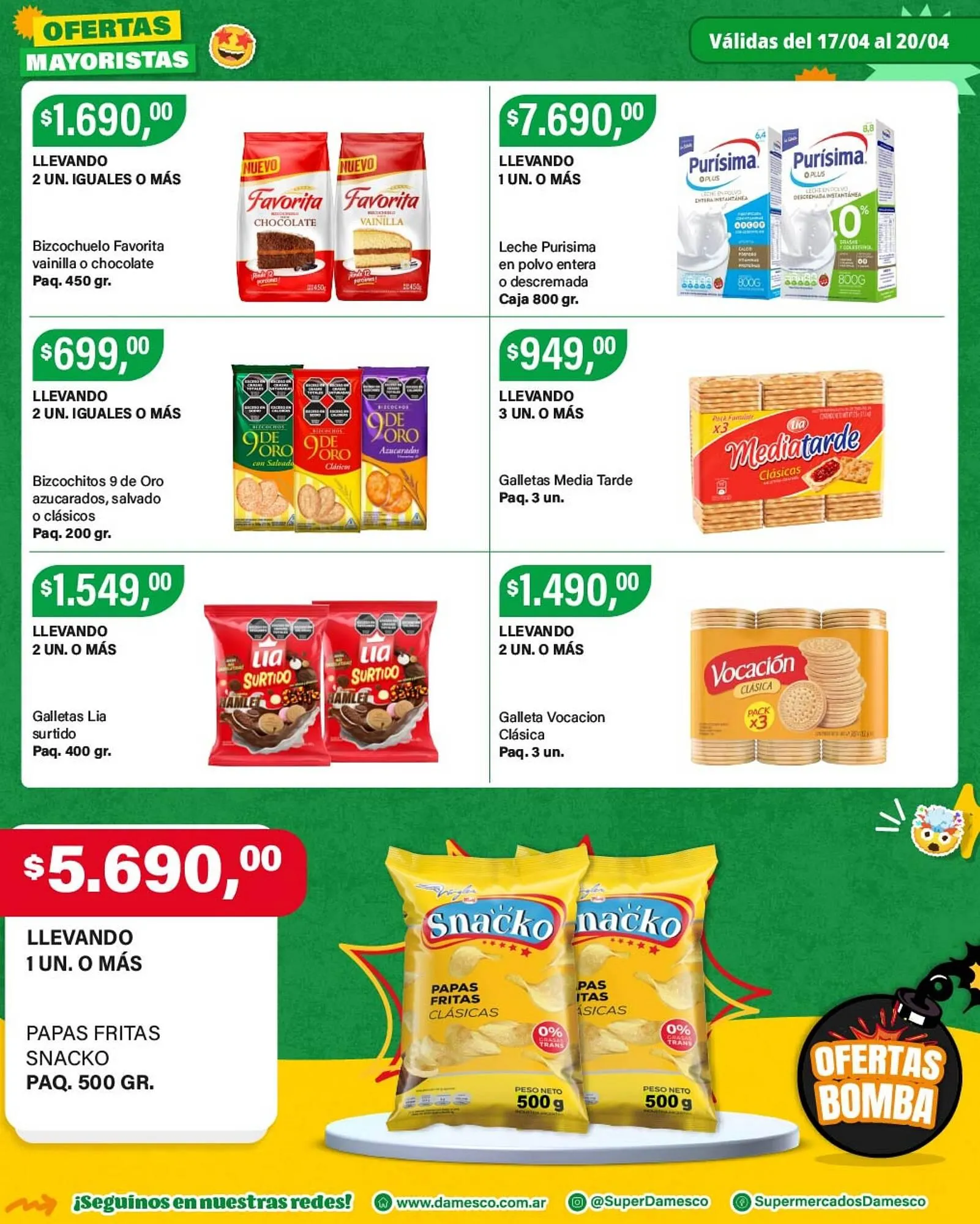 Ofertas de Catálogo Supermercados Damesco 17 de abril al 20 de abril 2026 - Página 6 del catálogo