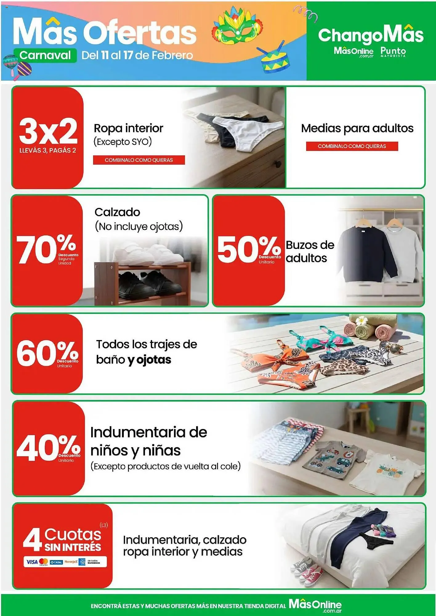 Ofertas de Catálogo Changomas 11 de febrero al 18 de febrero 2026 - Página 12 del catálogo