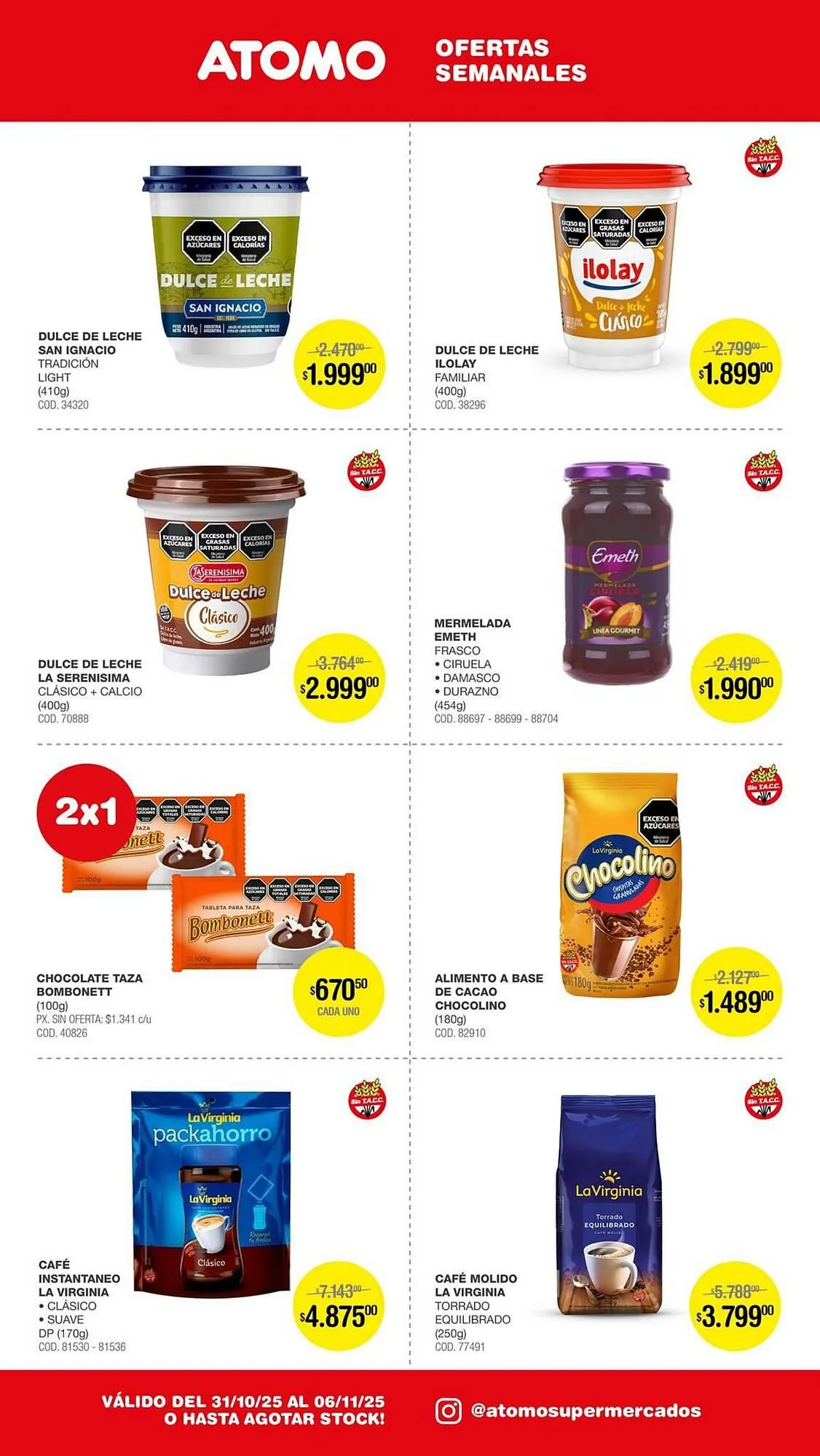 Ofertas de Catálogo Atomo Conviene 31 de octubre al 6 de noviembre 2025 - Página 8 del catálogo