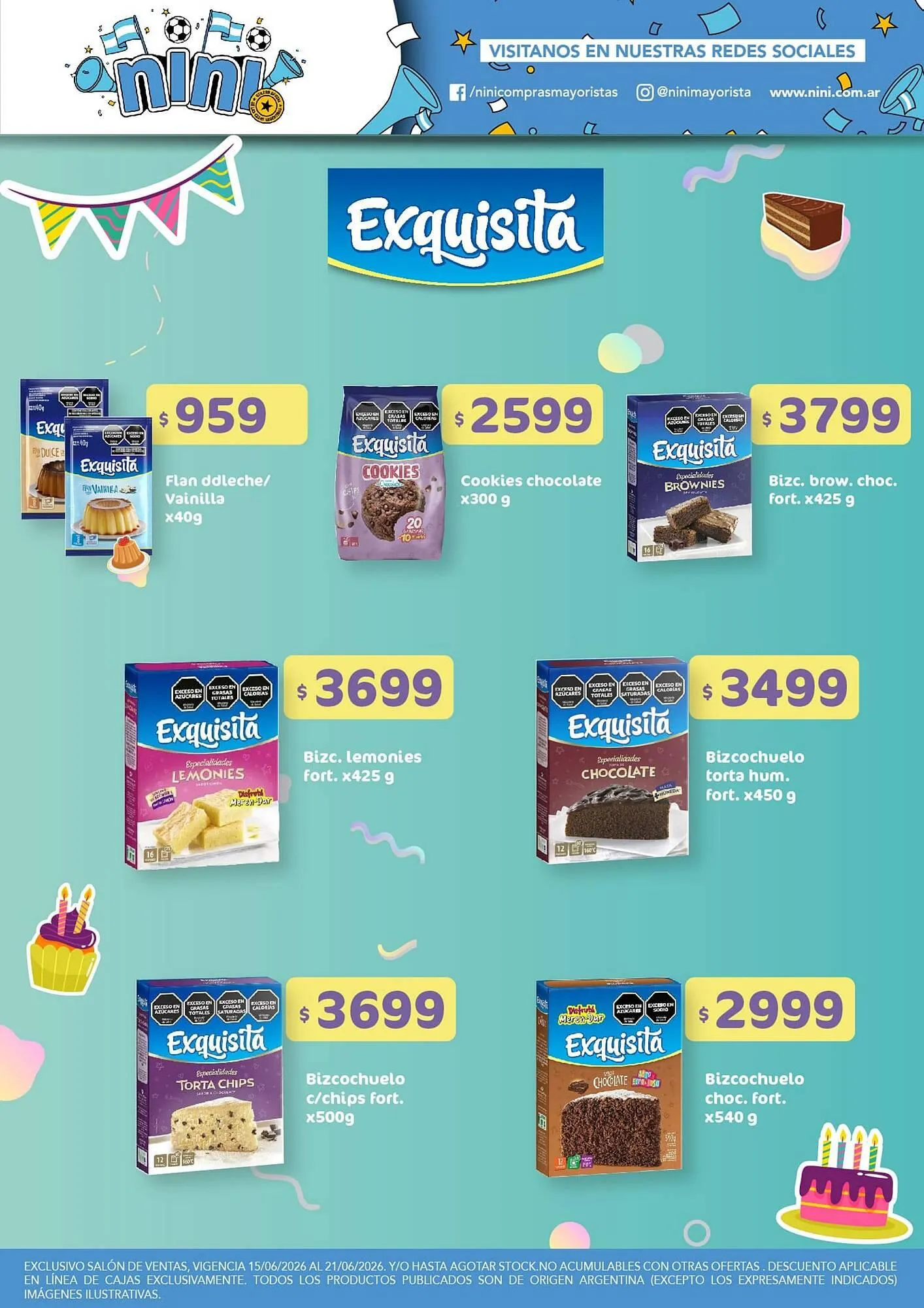 Ofertas de Catálogo Nini Mayorista 16 de junio al 21 de junio 2026 - Página 1 del catálogo