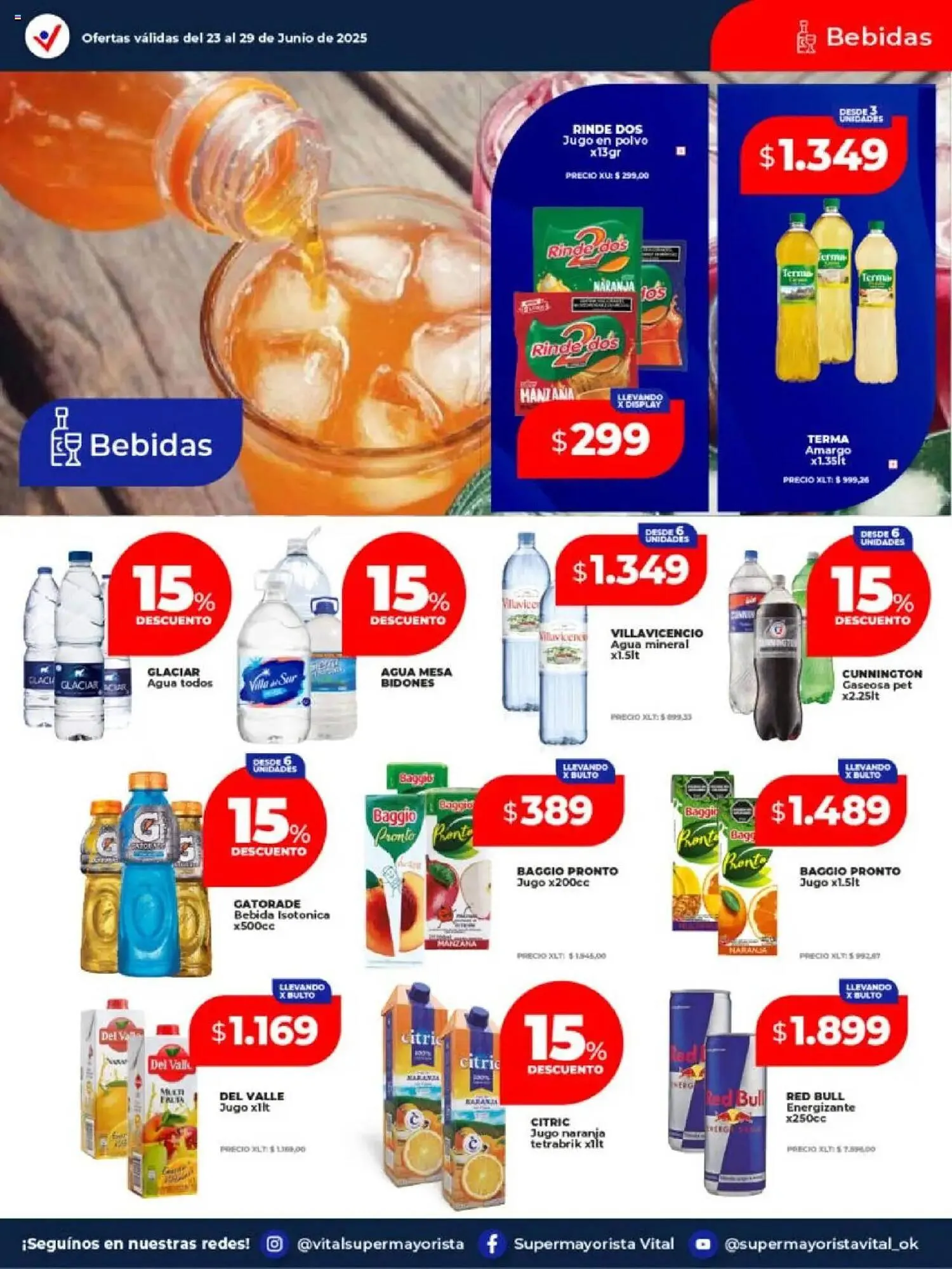 Ofertas de Catálogo Supermayorista Vital 23 de junio al 29 de junio 2025 - Página 12 del catálogo