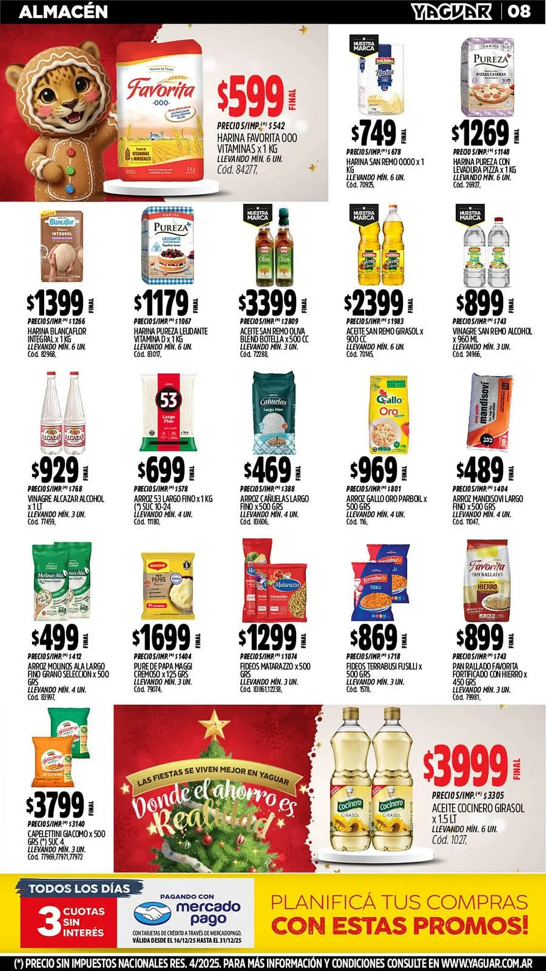 Ofertas de Catálogo Supermercados Yaguar 31 de diciembre al 4 de enero 2026 - Página 9 del catálogo